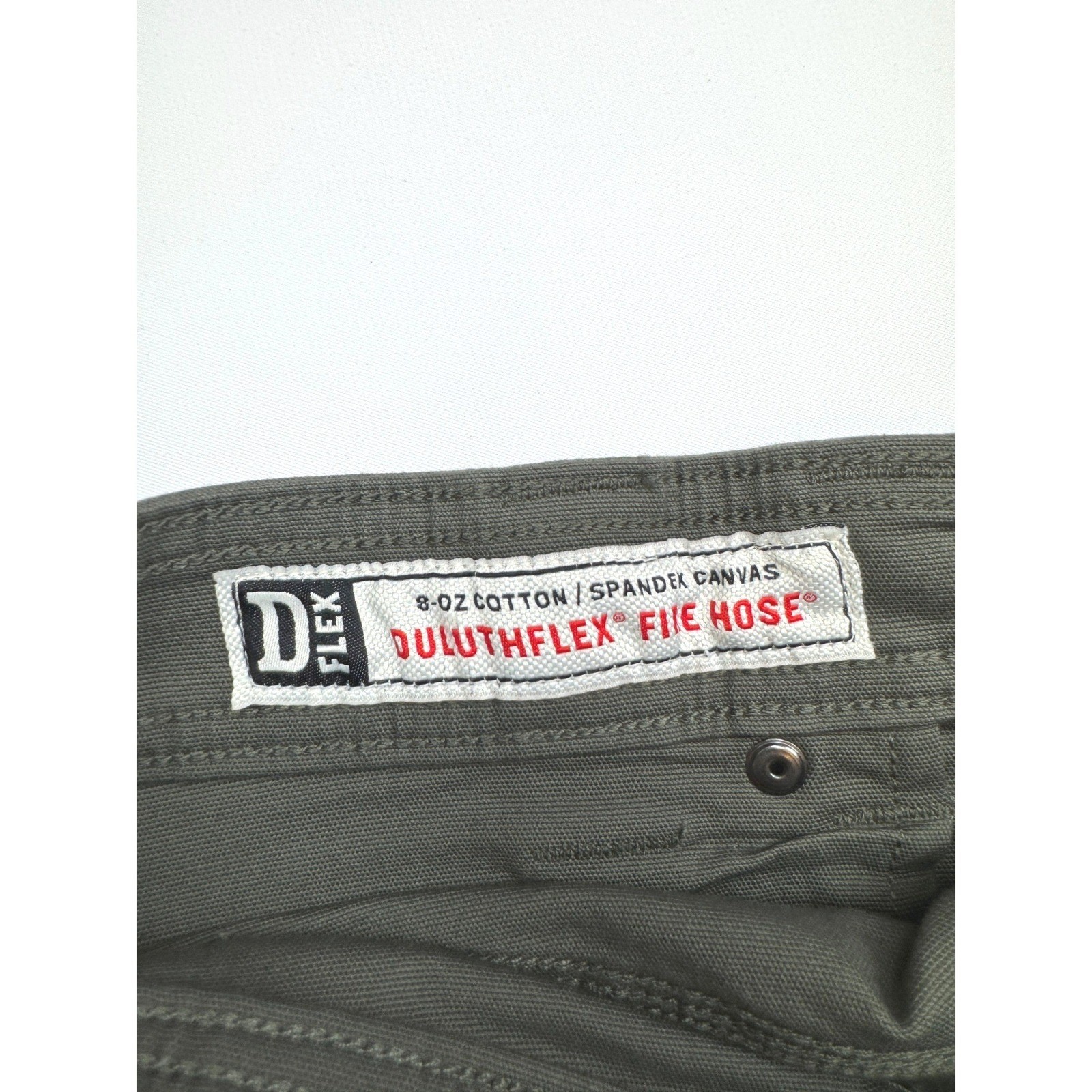 Duluth Trading Co Fire Hose Ultimate Cargo Pants Relaxed Fit Gunmetal Grey 35×34