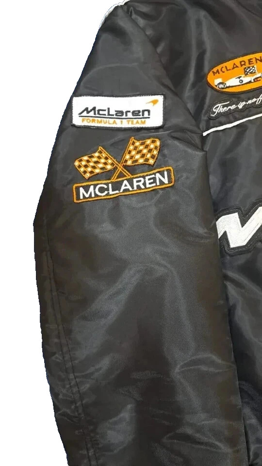 Vintage Mclaren Racing Jacket Team Racing Embroidered Jacket