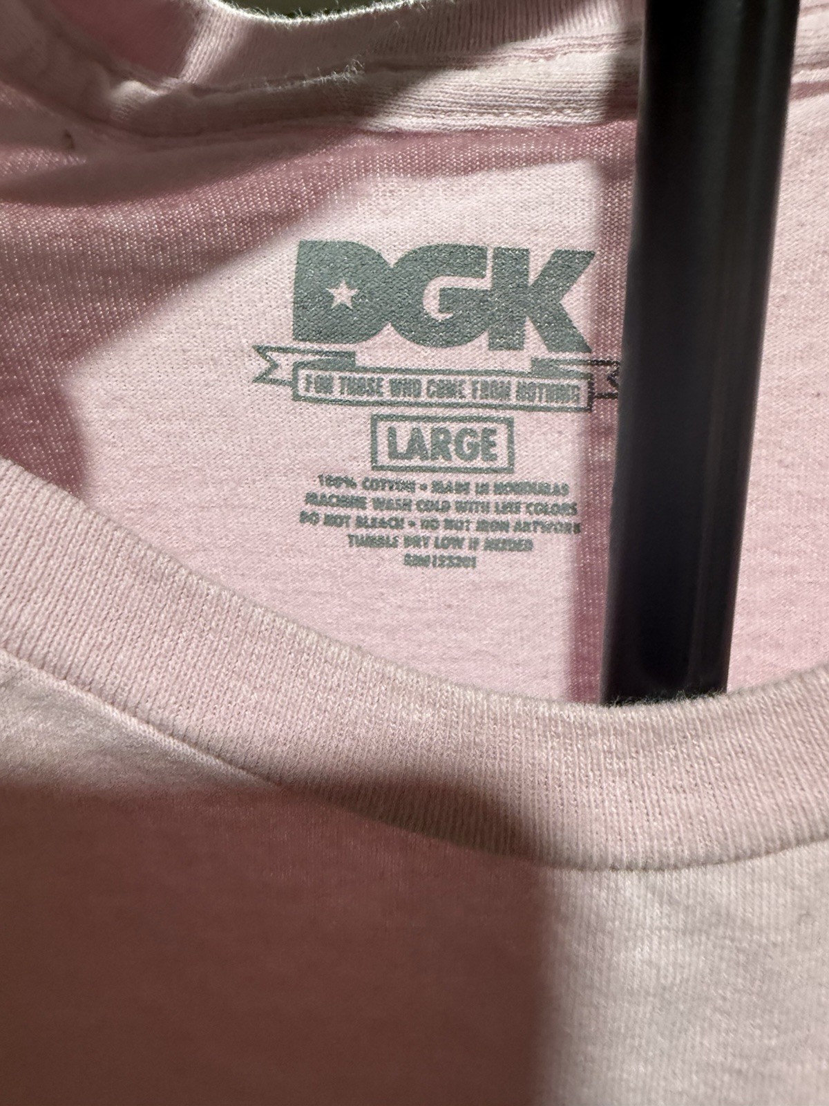DGK Japanese Anime Girl Graphic T-Shirt Pink Men’s Large Skate Streetwear