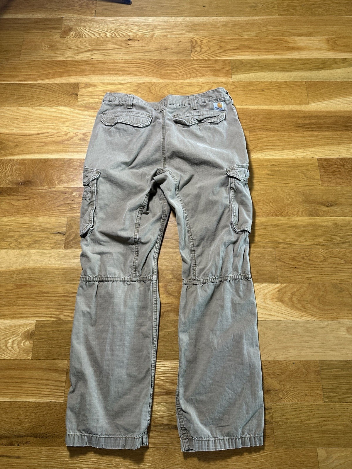 Carhartt Force Men’s Relaxed Fit Straight Leg Beige Ripstop Cargo Pants 36