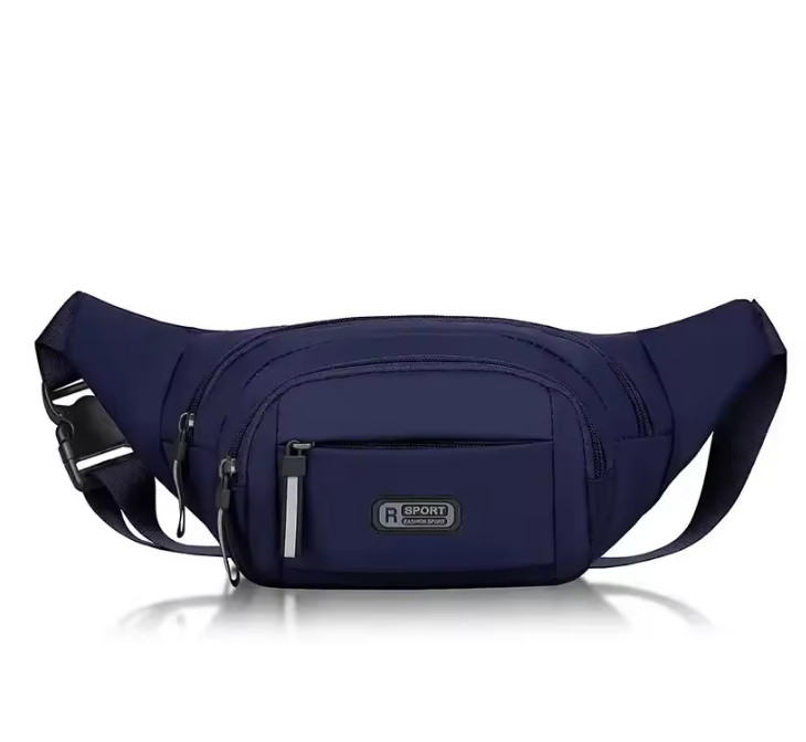 Men Canvas Waist Pack Fanny Bag Ultra Thin Anti Theft Running Belt no box