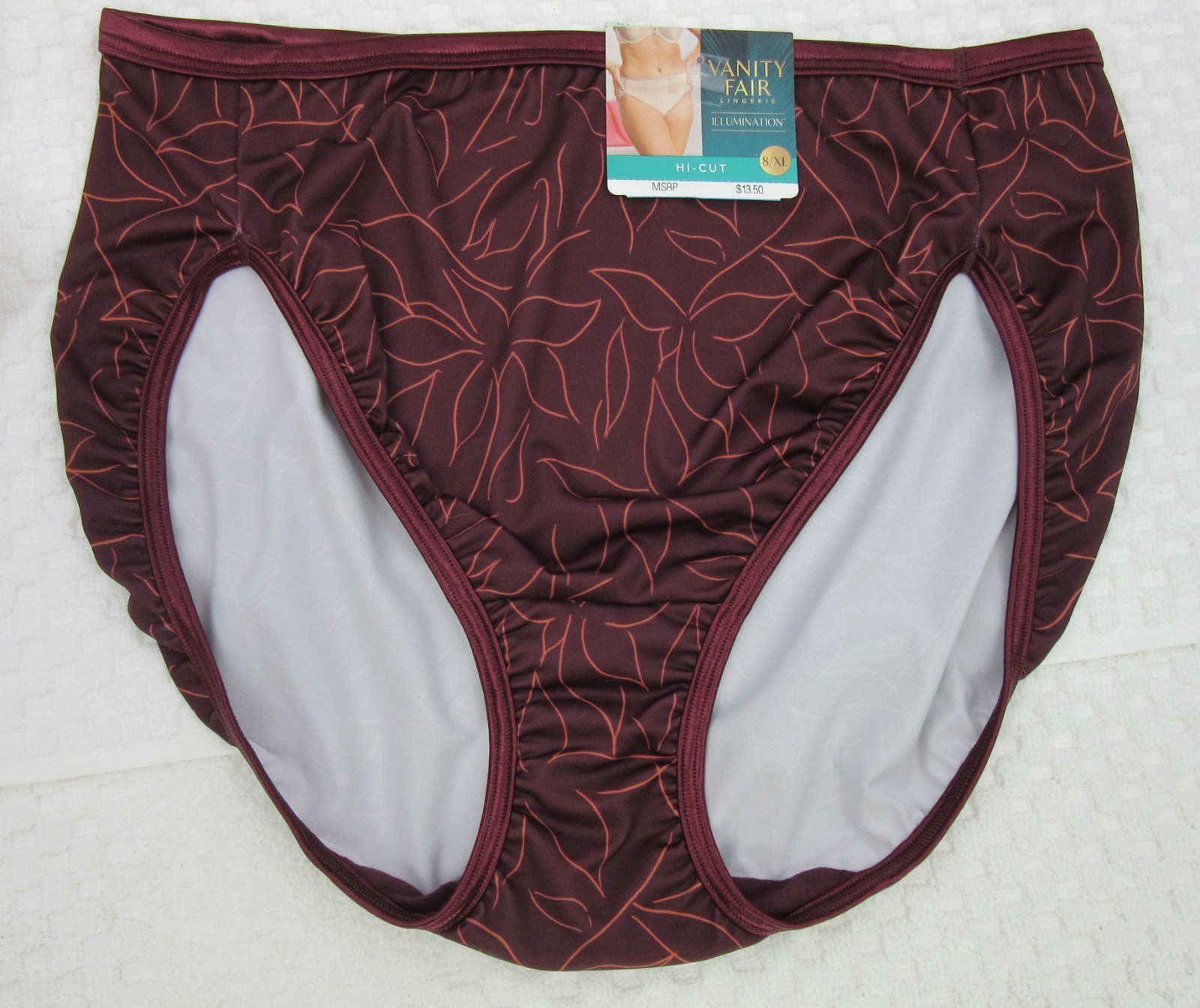 NWT set/3 VANITY FAIR ILLUMINATION HI CUT 13108 STEELE BLUE COSMOGARDEN PARADISE