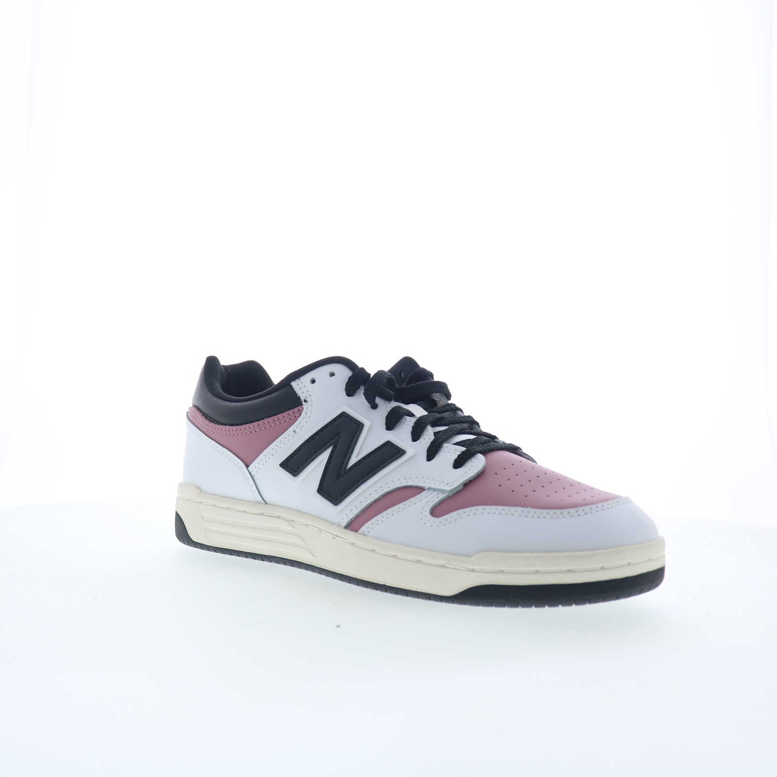 New Balance 480 BB480LTE Mens White Leather Lifestyle Sneakers Shoes
