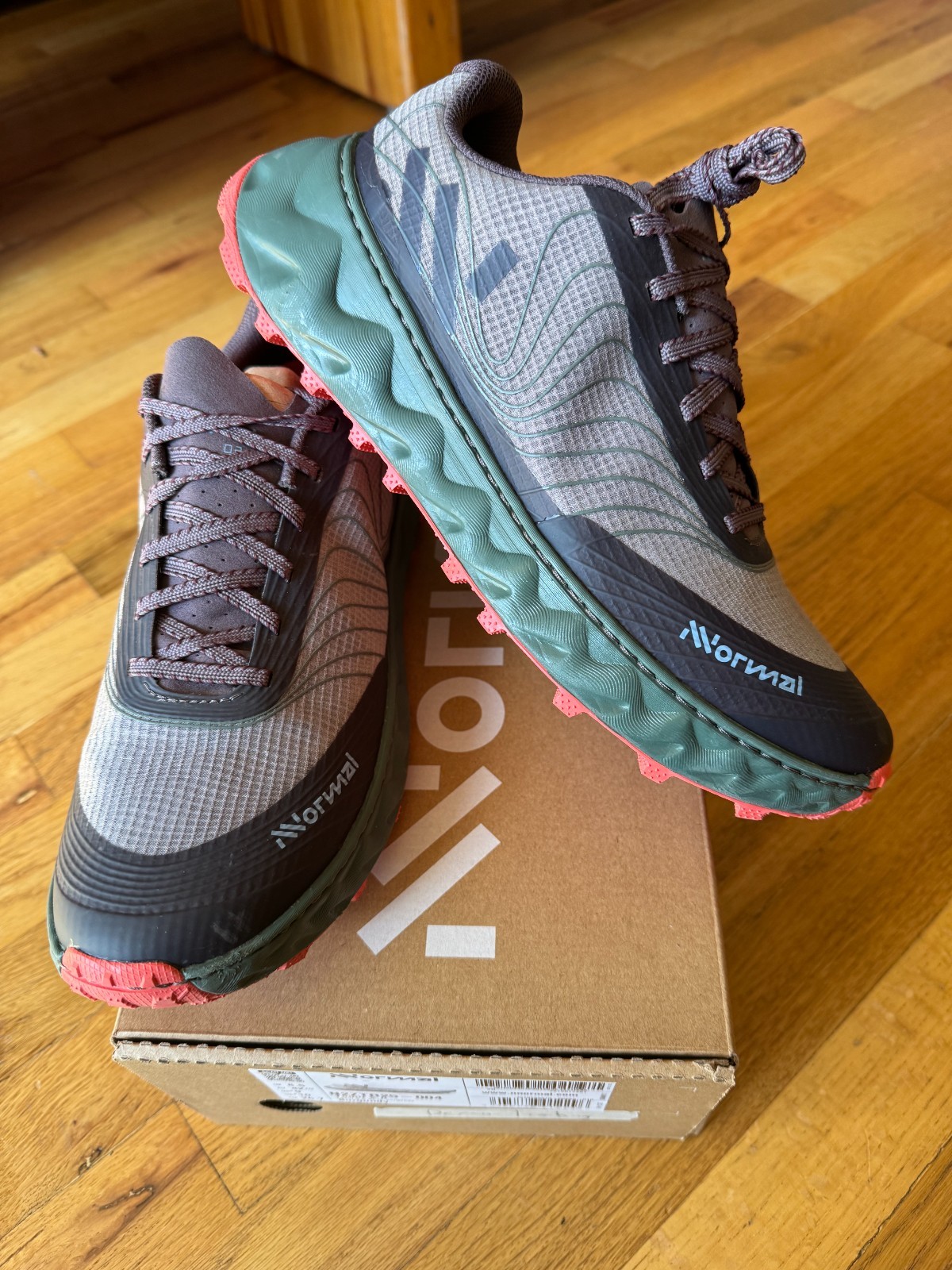 NNORMAL Tomir 2.0 DEMO Trail Run Shoe cushion rocker EVA litebase sole US mens 9