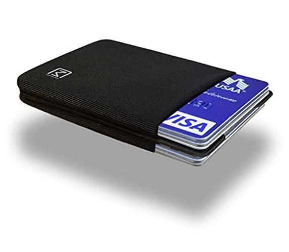 Modern Carry Elastic Minimal Card Holder, Minimalist Wallet Assorted Colors