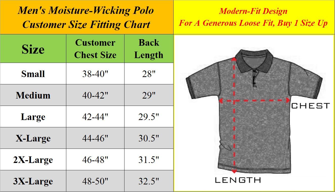 Men’s Short Sleeve Moisture Wicking Polo Shirts Active T-Shirts Muscle Tees Gym