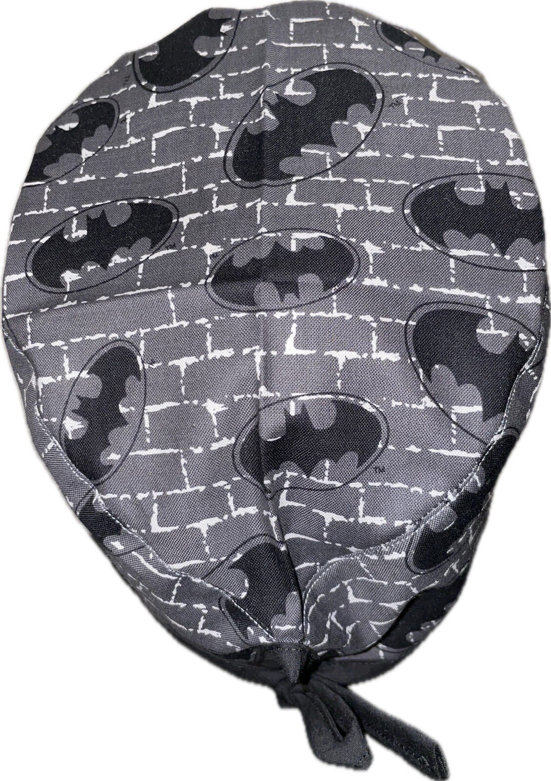 DC Comics Batman Gray Brick Scrub Hat Chemo Cap