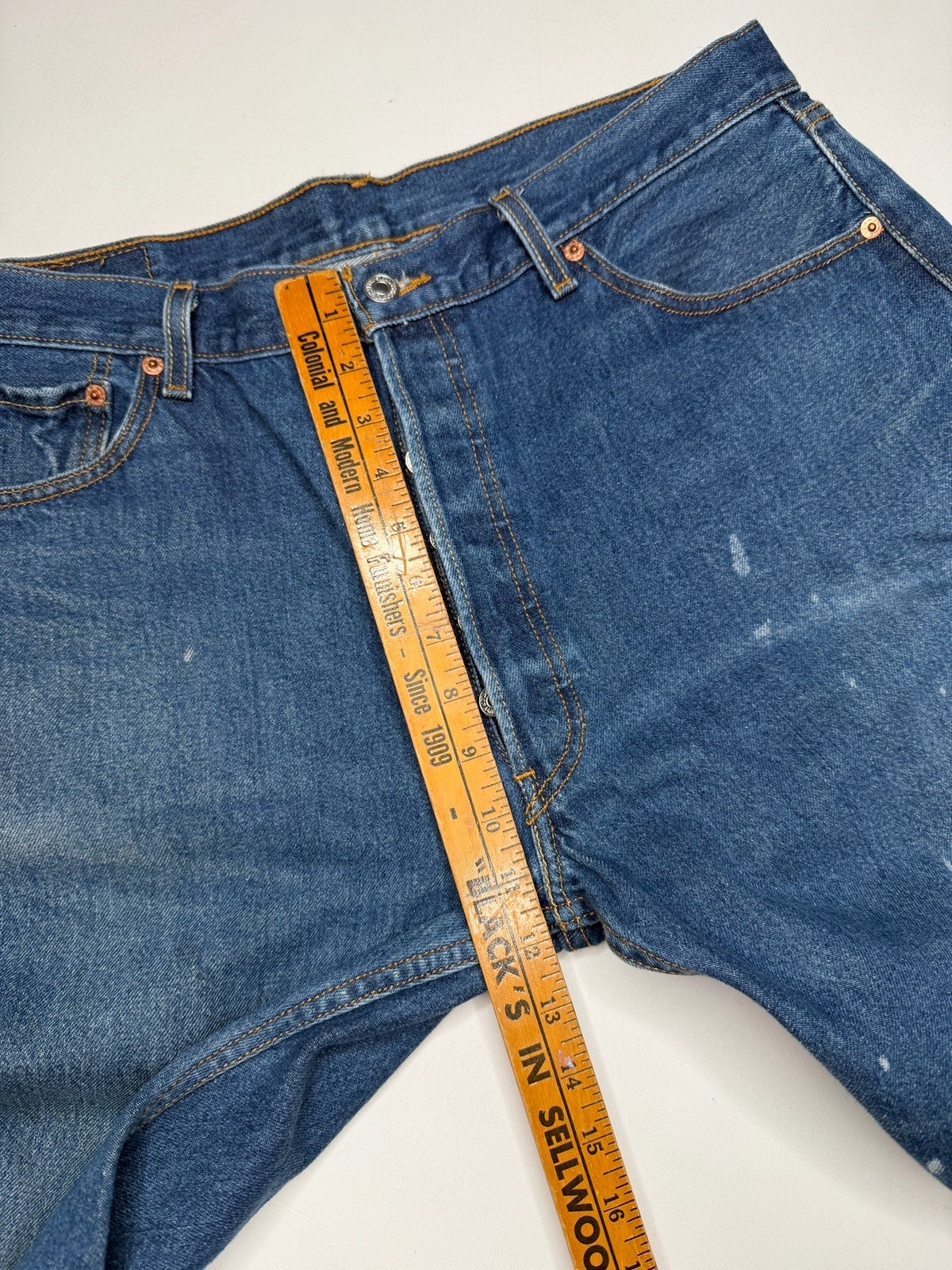 Vintage Levi’s 501 Button Fly Straight Leg Denim Jeans 36 x 30*