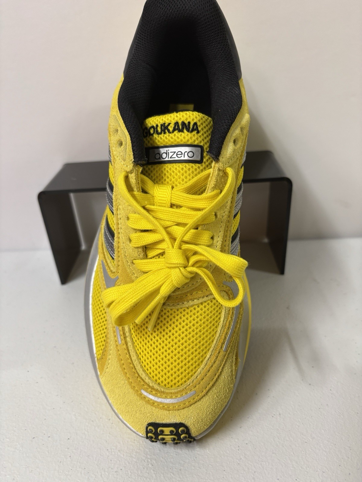 Adidas Adizero Goukana Light Yellow/Black/Silver, US Size 8.5M, 9.5W