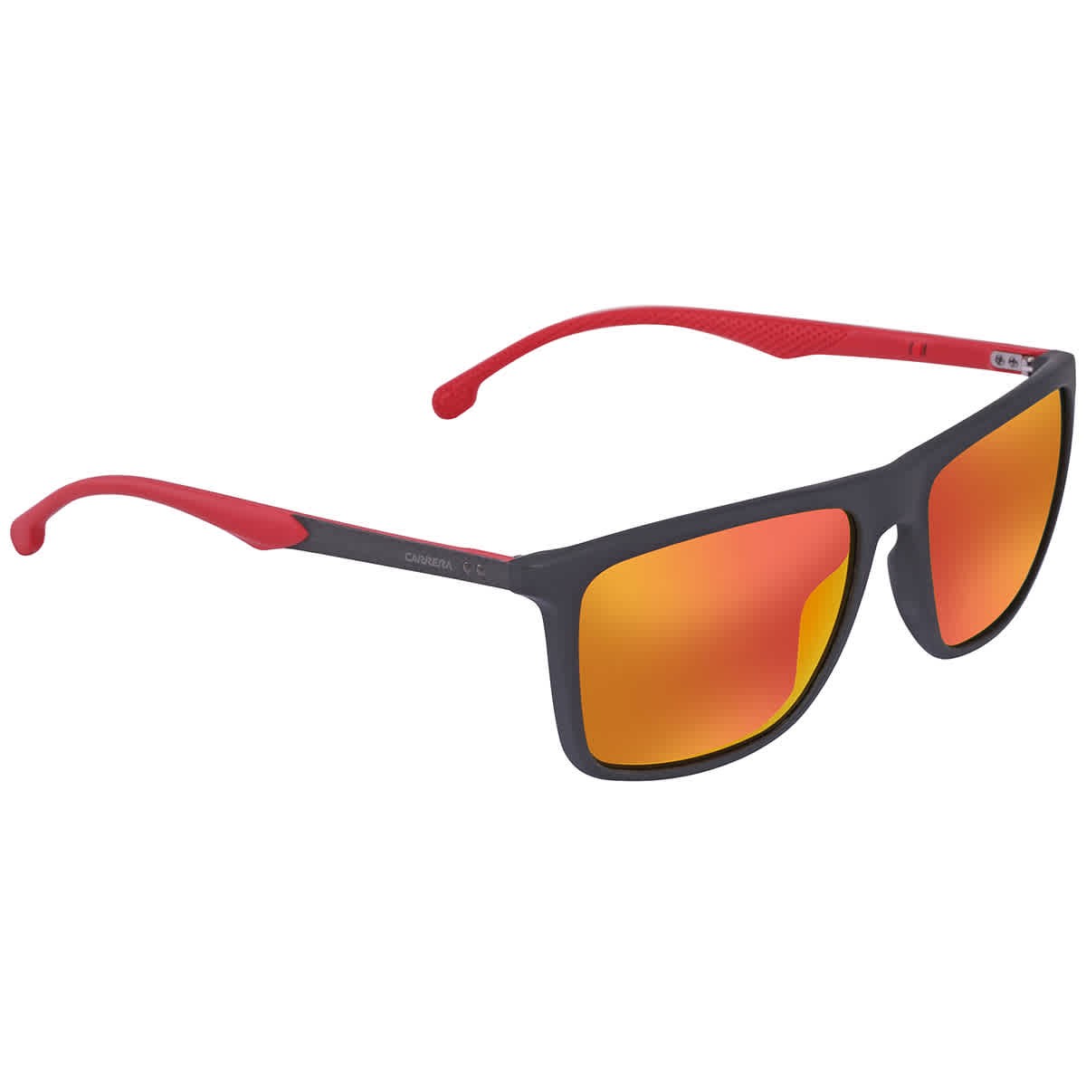 Carrera Red Rectangular Unisex Sunglasses CARRERA 8032/S 0003/W3 57