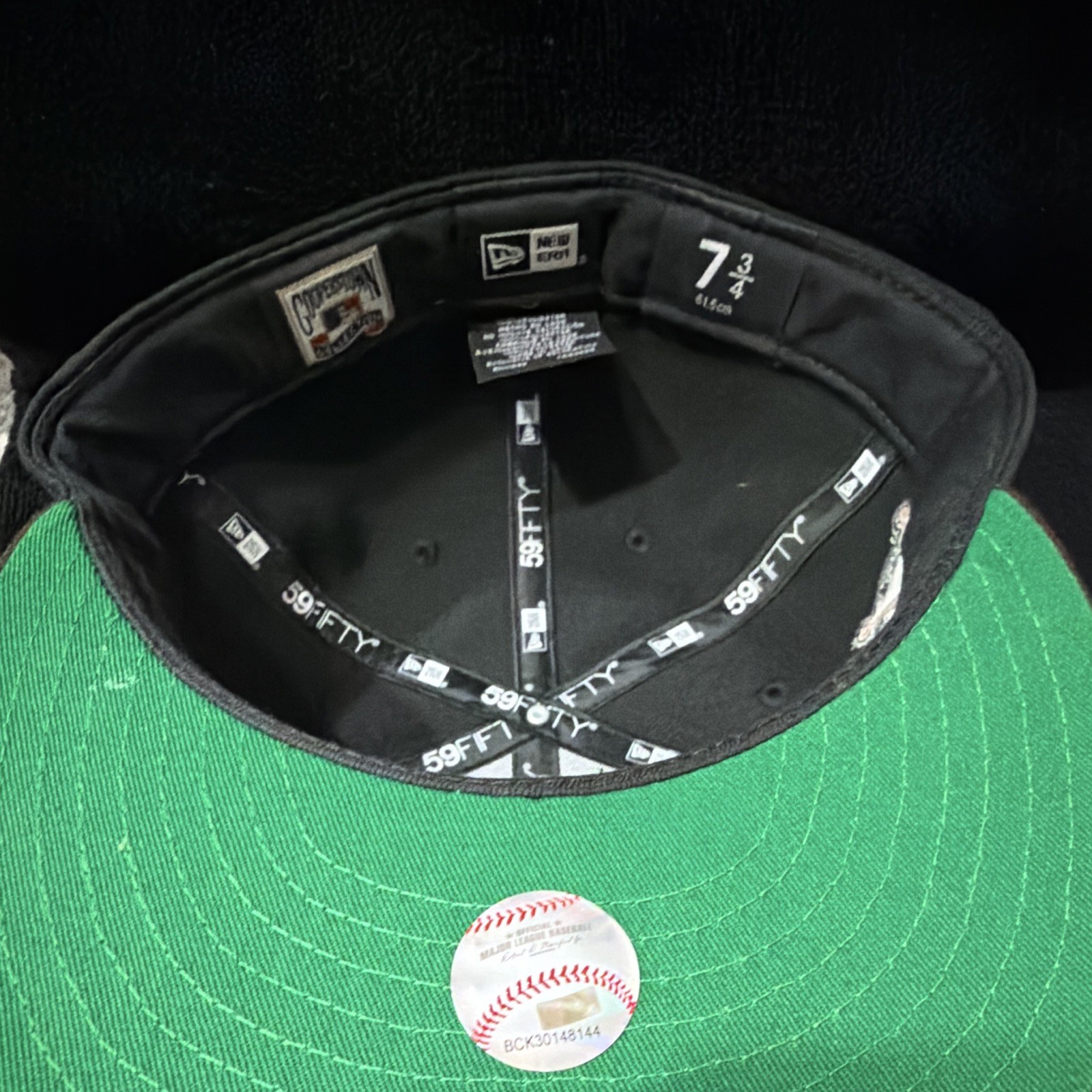 New Era 59FIFTY Texas 1995 All-Star Game Patch Fitted Cap Black/Gray 7 3/4