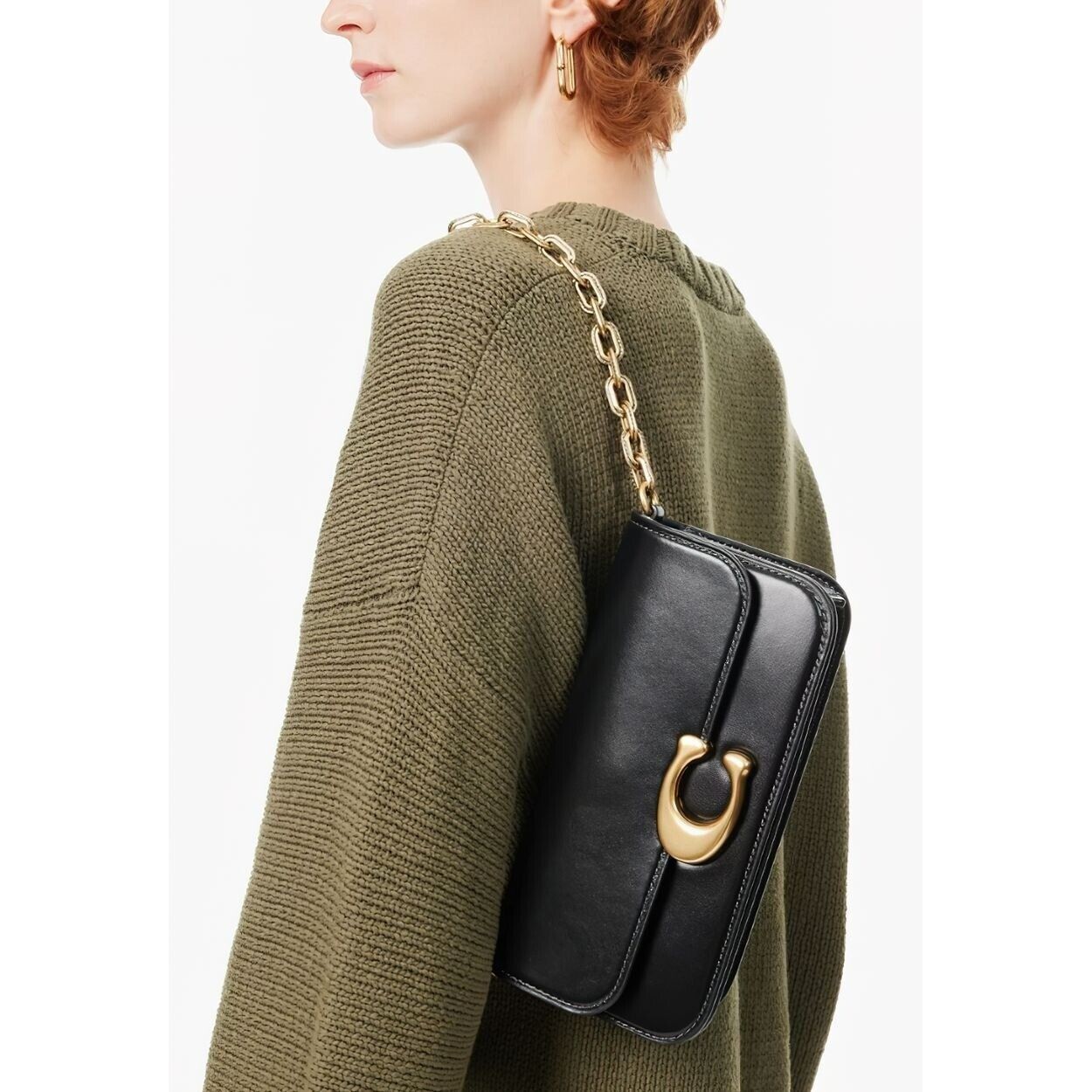Coach Idol 23 Shoulder Bag Black OS