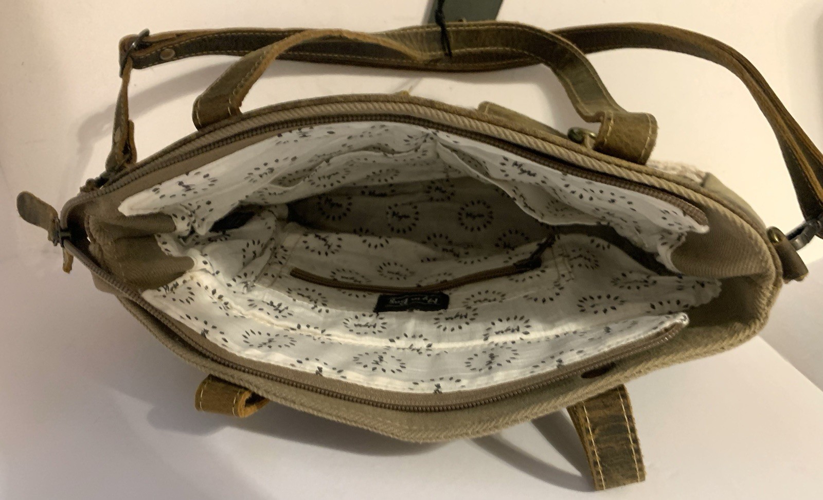 Myra Bag Cherish Tote Purse Shoulder Strap And Double Handles NWT Zipper