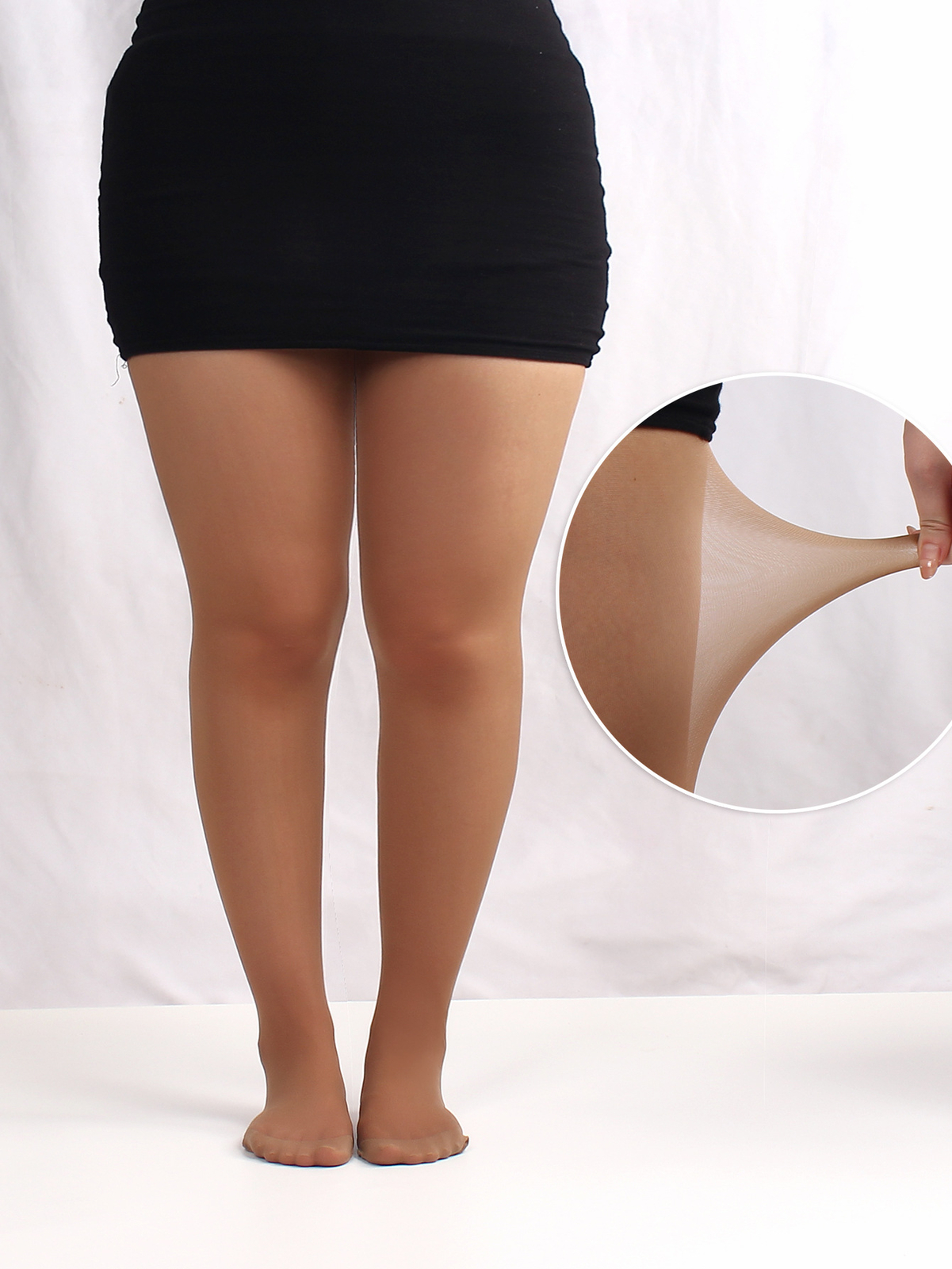 Ultra Plus Size Nylon Shaping Pantyhose Stocking Tights for Women Up To 360lbs