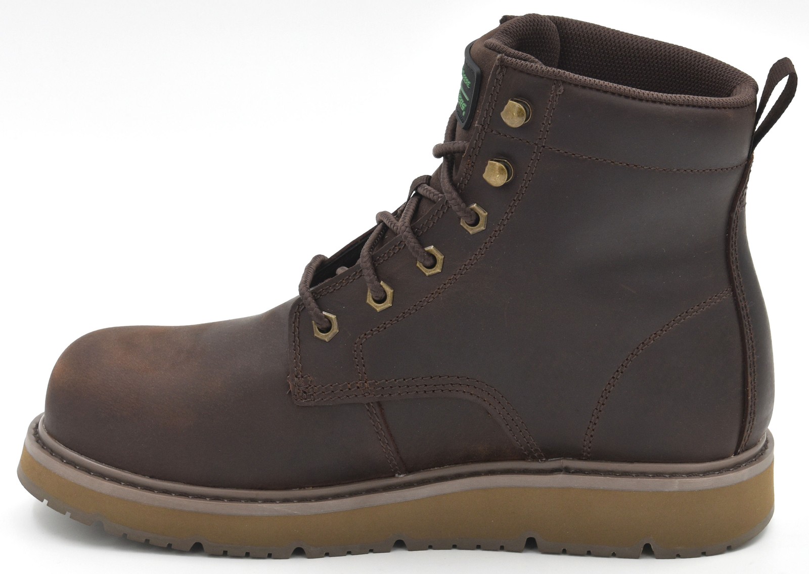 Skechers Men’s Grizzly Creek Composite Toe Waterproof Work Boots 256112 BRN