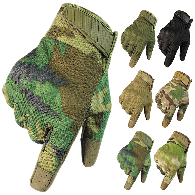 Mens Tactical Gloves Touch Sreen Police Combat Military Driving Working Gloves
