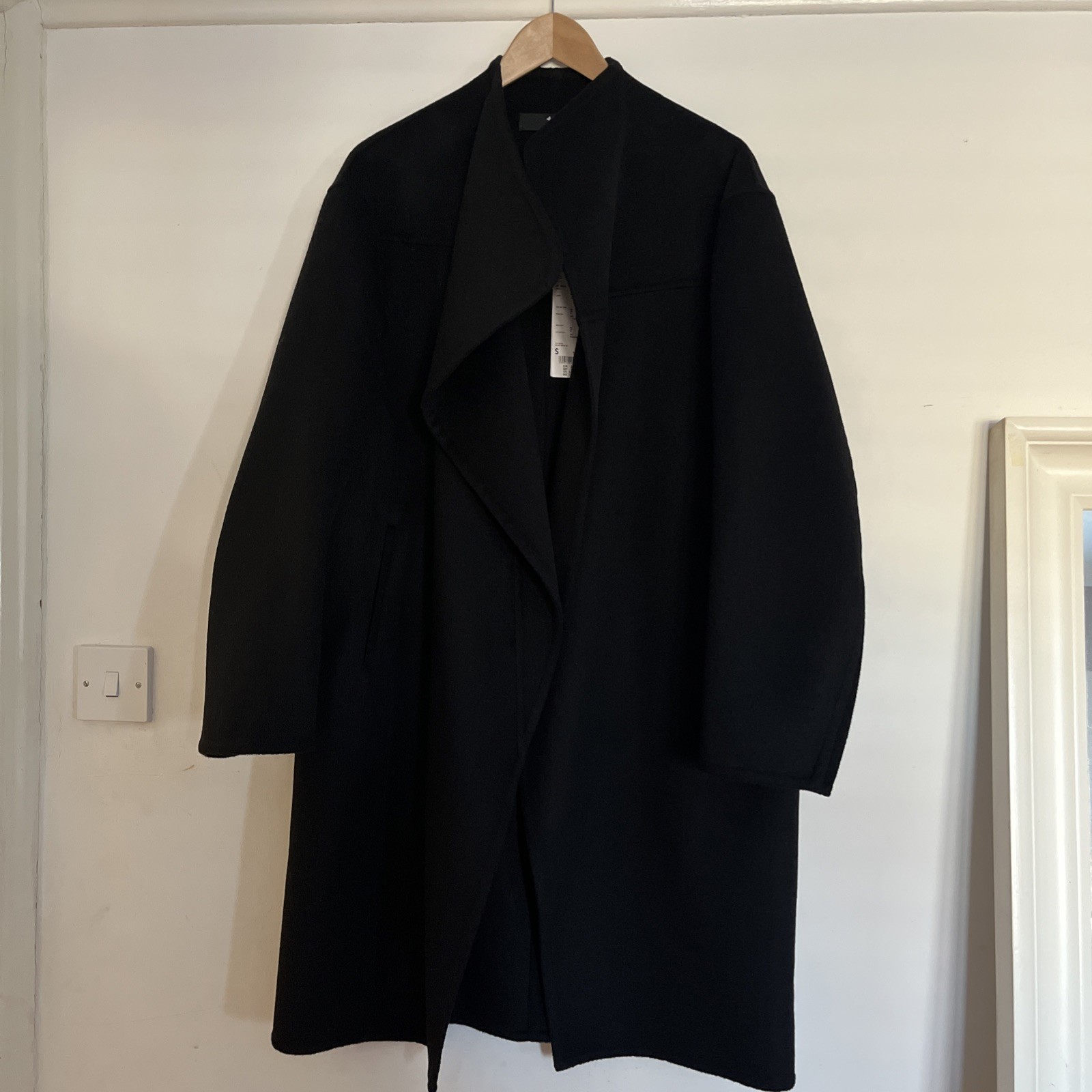 UNIQLO +J Jil Sander Cashmere blend Collarless Coat size S