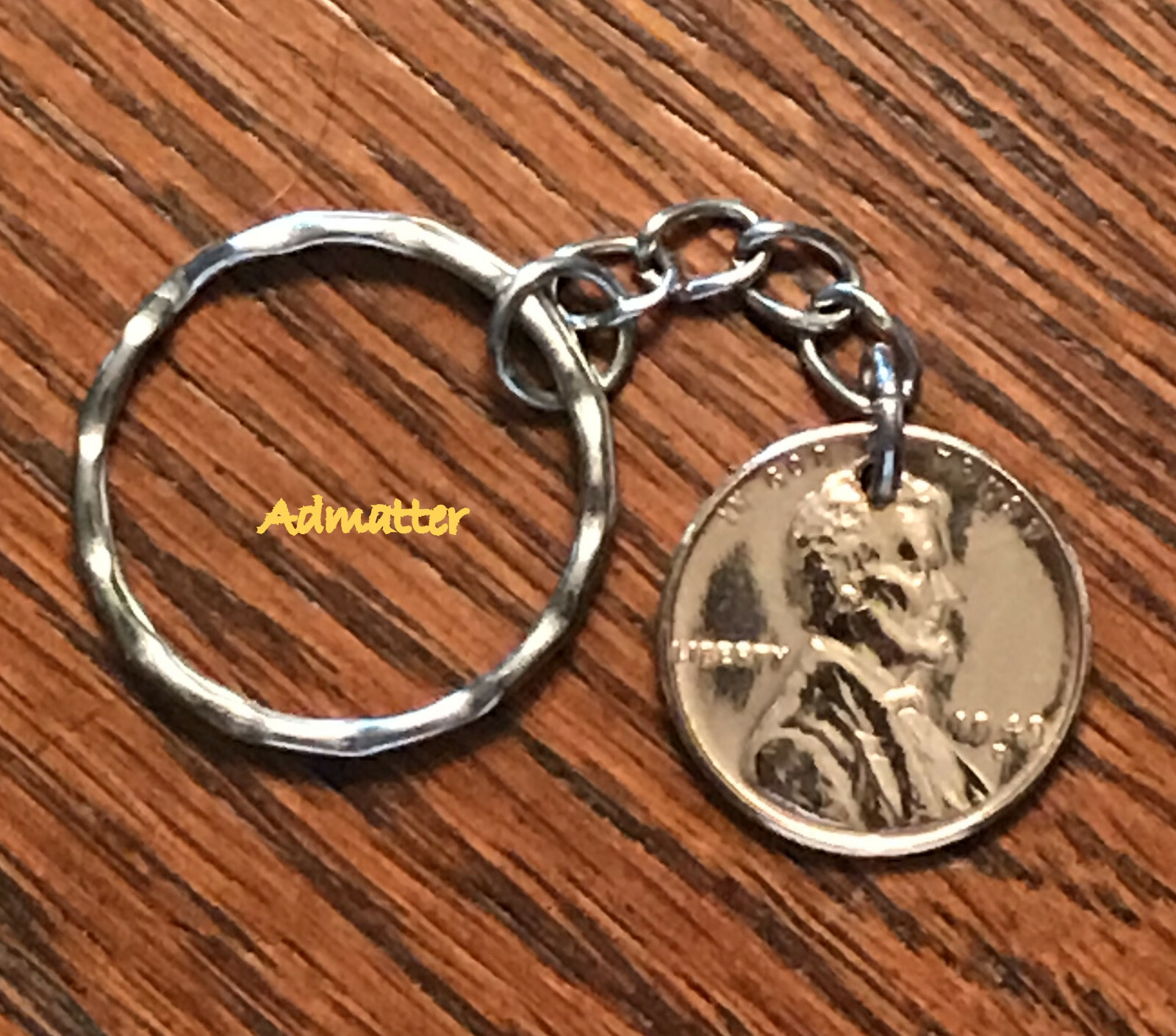 LUCKY PENNY KEYCHAIN PICK YEAR BIRTHDAY ANNIVERSARY GIFT KEY RING 1959 THRU 2021