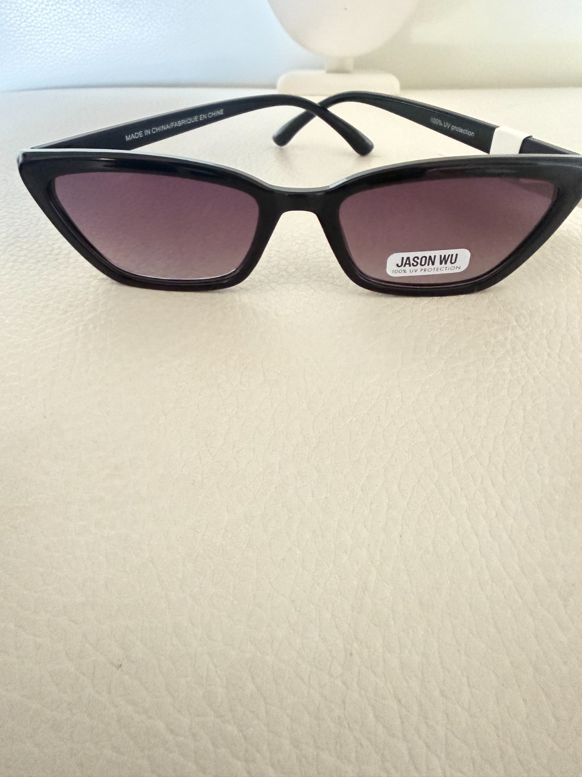 NWT JASON WU BLACK CAT EYE SUNGLASSES 100% UV PROTECTION DESIGNER STYLE EYEWEAR