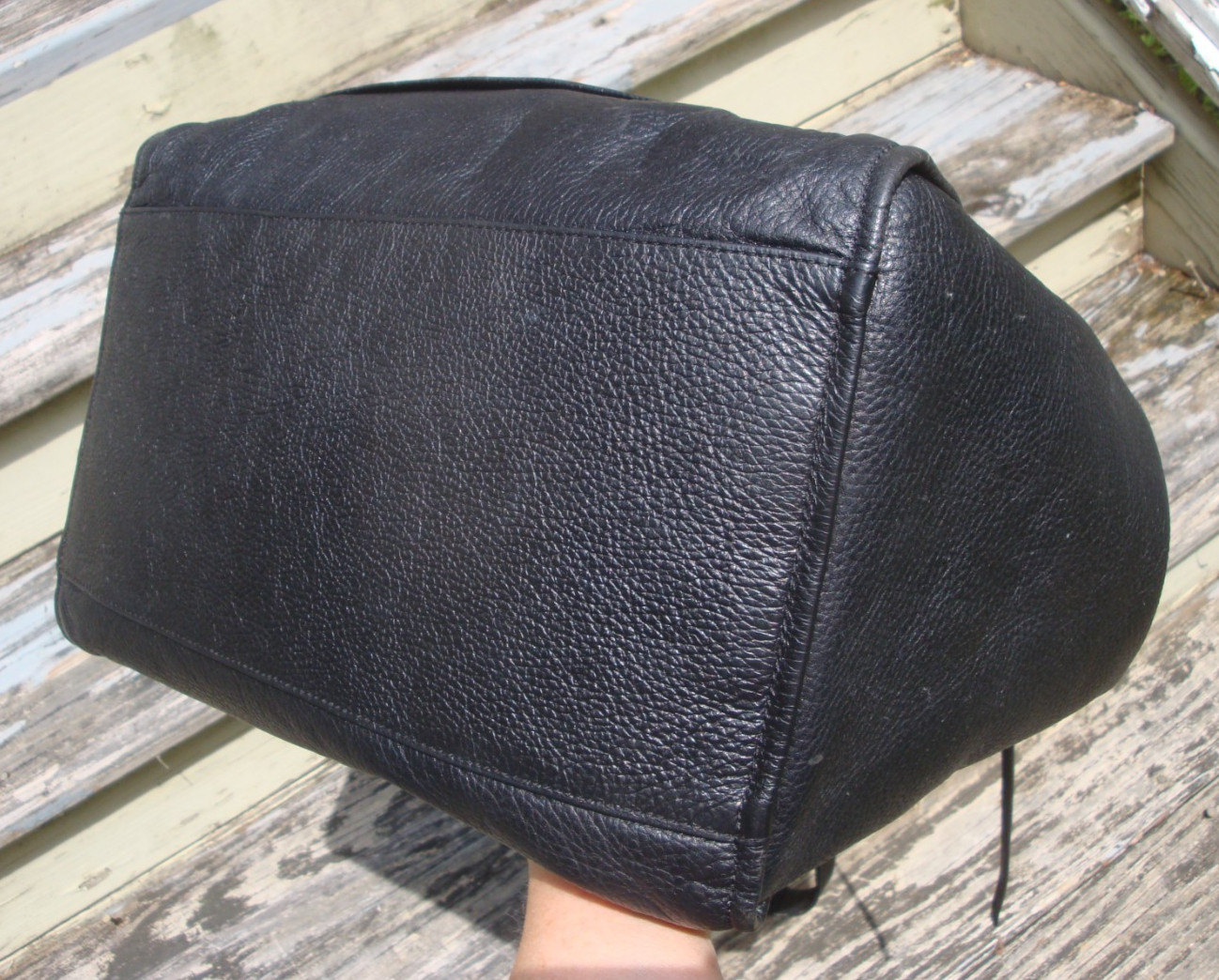 ZARA BASIC Large Black Tote Shopper Hobo Shoulderbag Strong School Weekender Bag