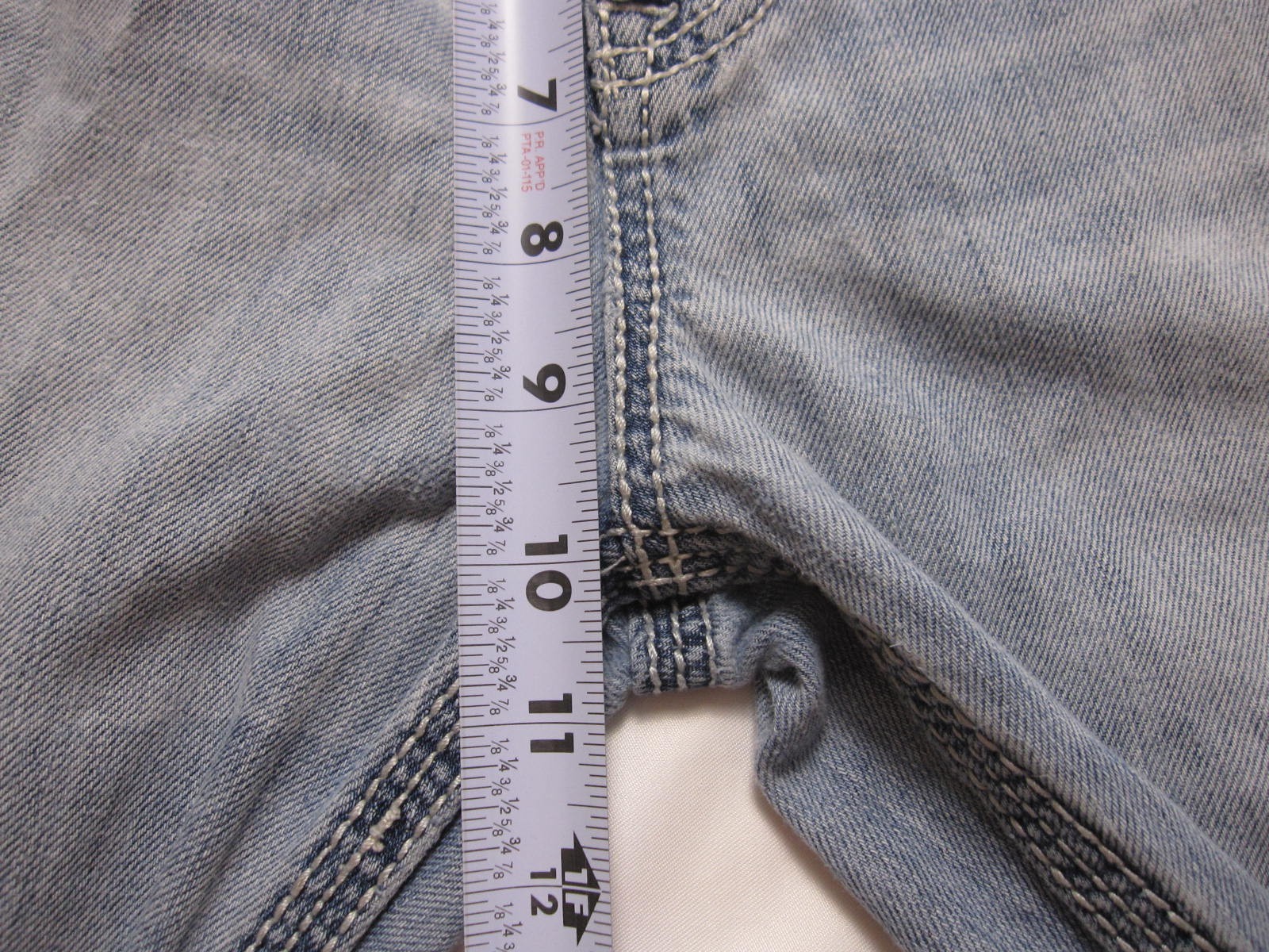 BKE Tyler Straight Jeans Men 33R Distressed Blue Denim Y2K McBling Buckle(MP591)