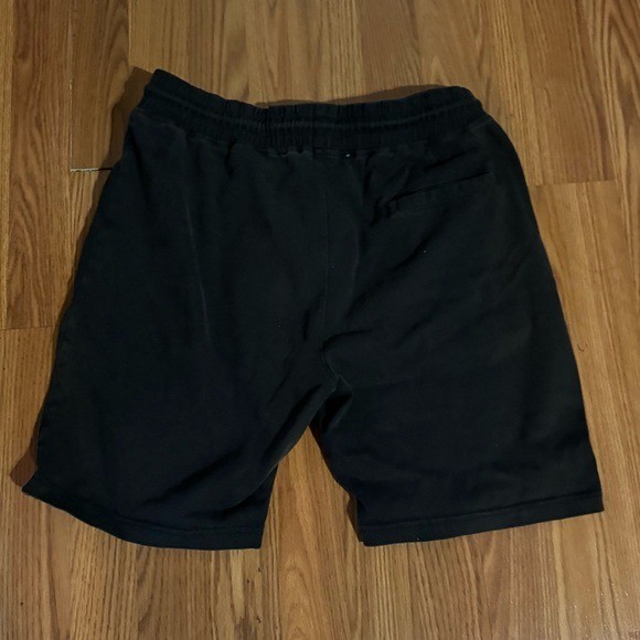 Off-White Black Blue Athletic Shorts Virgil Abloh Authentic Designer Streetwear