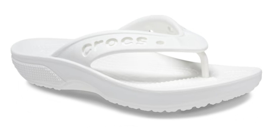 Crocs Men and Women’s Baya II Flip White Black Navy 208192