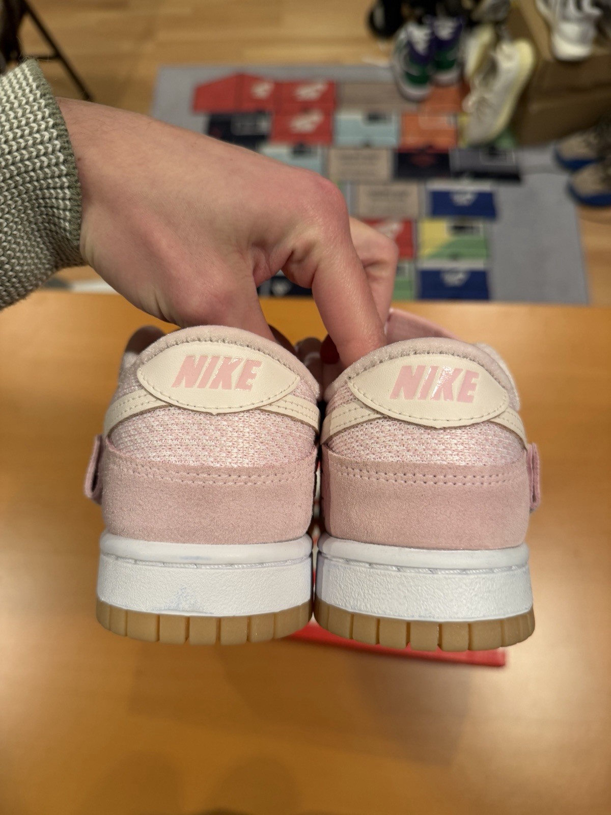 Size 7.5W – Women’s Nike Dunk Low Teddy Bear Light Pink Gum DZ5318-640 Sneaker