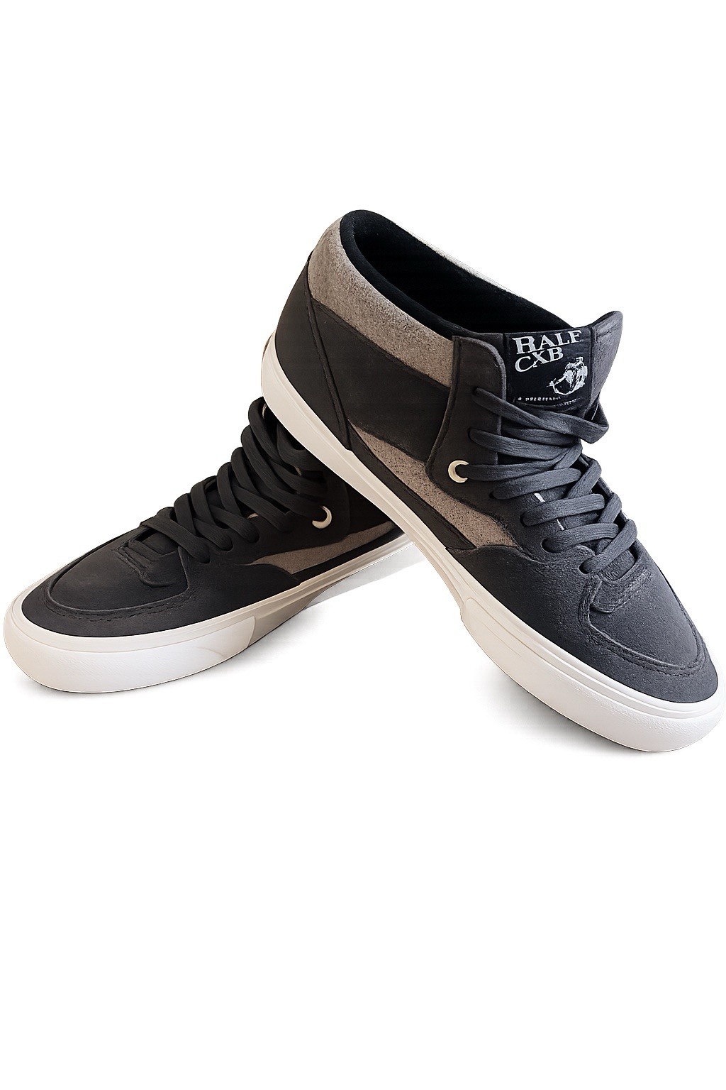 Vans Half Cab Pro Skate Shoes Black Gray Suede Men’s Size 9 VN0A5FCN