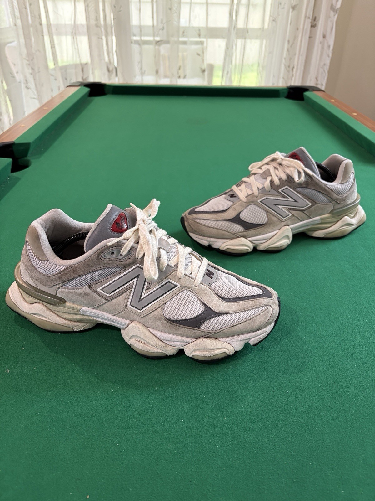 New Balance 9060 Unisex M8 W13.5 Rain Cloud Grey Running Casual Sneaker U9060GRY
