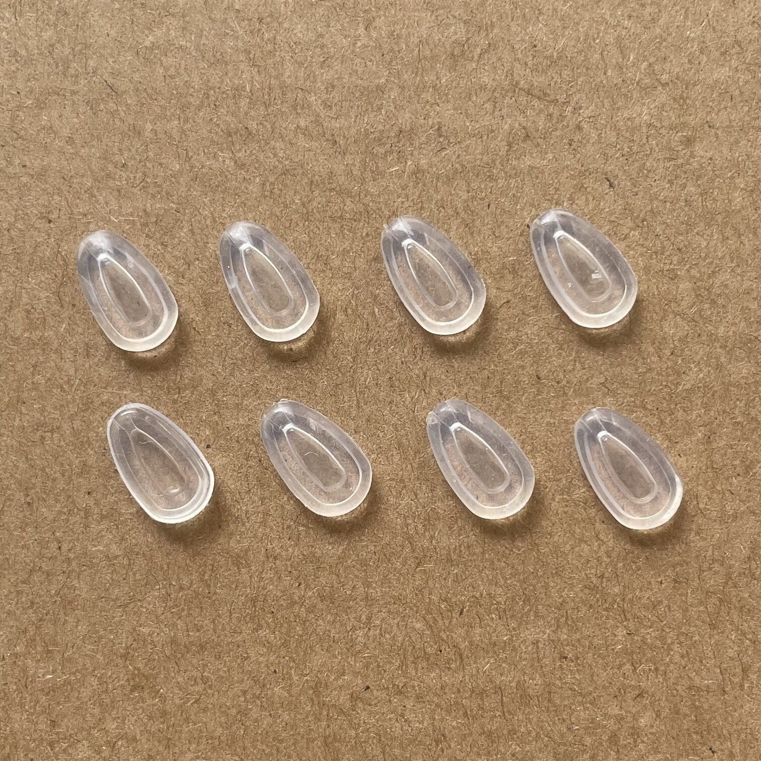 4 Pairs Clear Replacement Nose Pads Piece for Oakley Carbon Blade OO9174