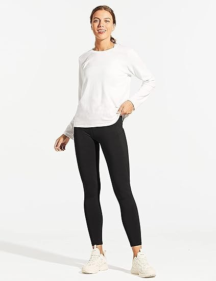 ZUTY Fleece Lined Leggings Women Water Resistant Winter Thermal Insulated High