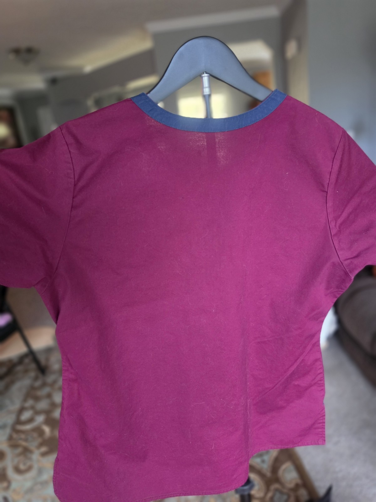 WonderFlex 2-Piece Scrub Set Women L Tall Fushia: HEALTHCARE/ NURSING/ VET
