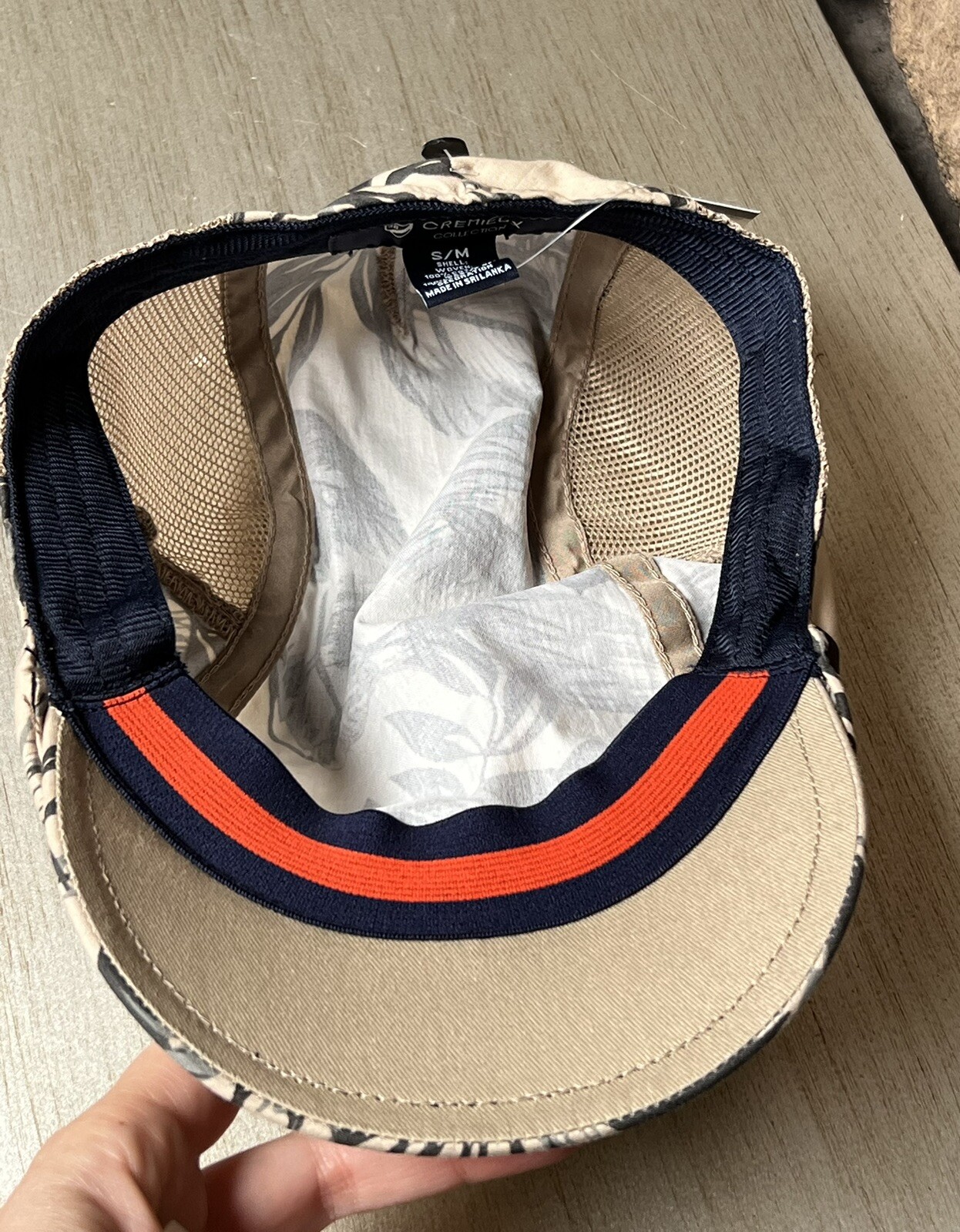 Cremieux Collection Hat Flat Cap Cabbie Newsboy Hat CHOOSE SZ Leaf Print Cotton