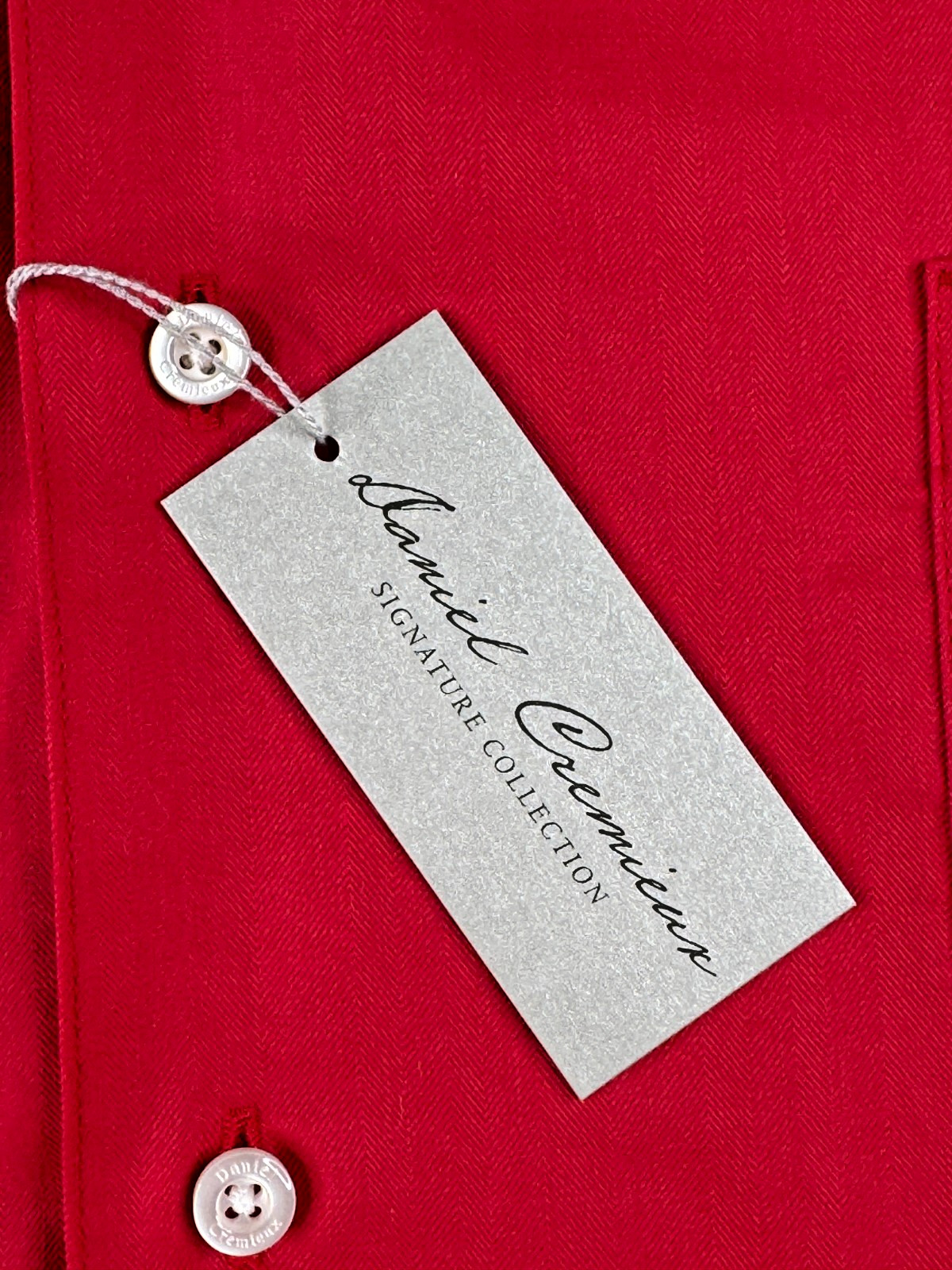 Daniel Cremieux NWT Signature Collection Red Button Up Shirt XL