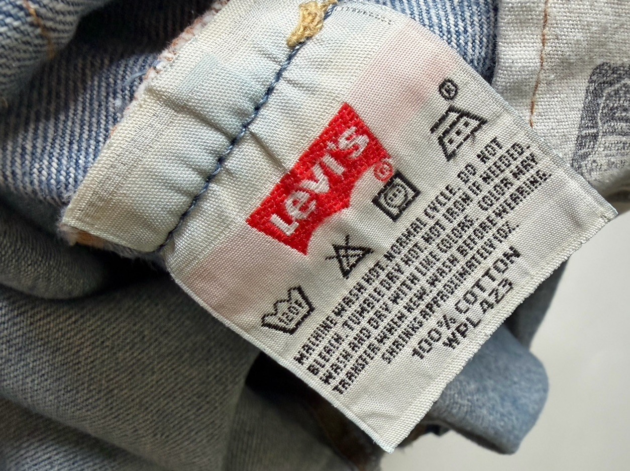 Vintage Levi’s 501 Button Fly Straight Leg Denim Jeans 37 x 28*