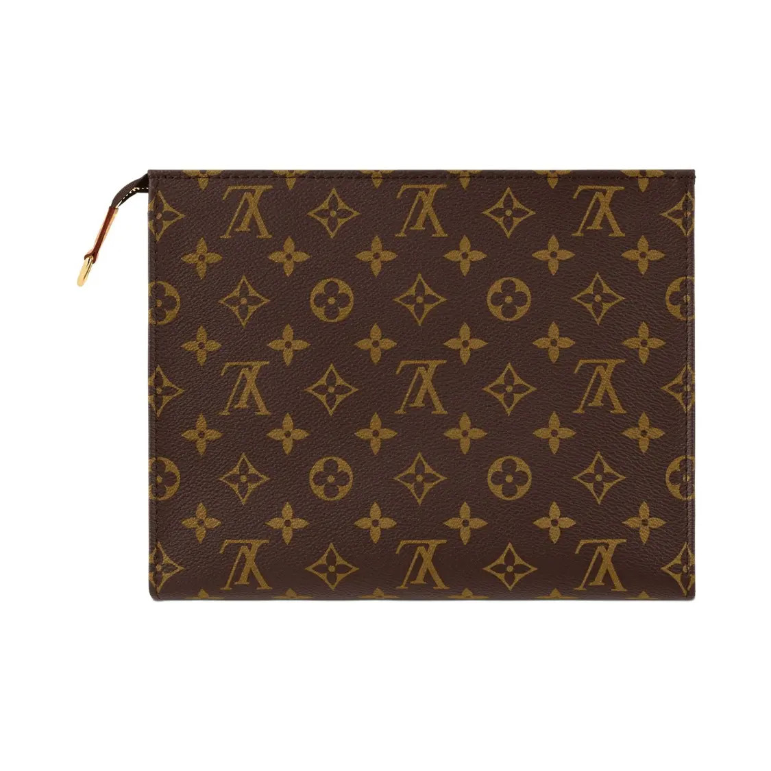 LOUIS VUITTON Classic Old Flower Handbag Toilet Bag Large Unisex 9.8x2x7.8 in