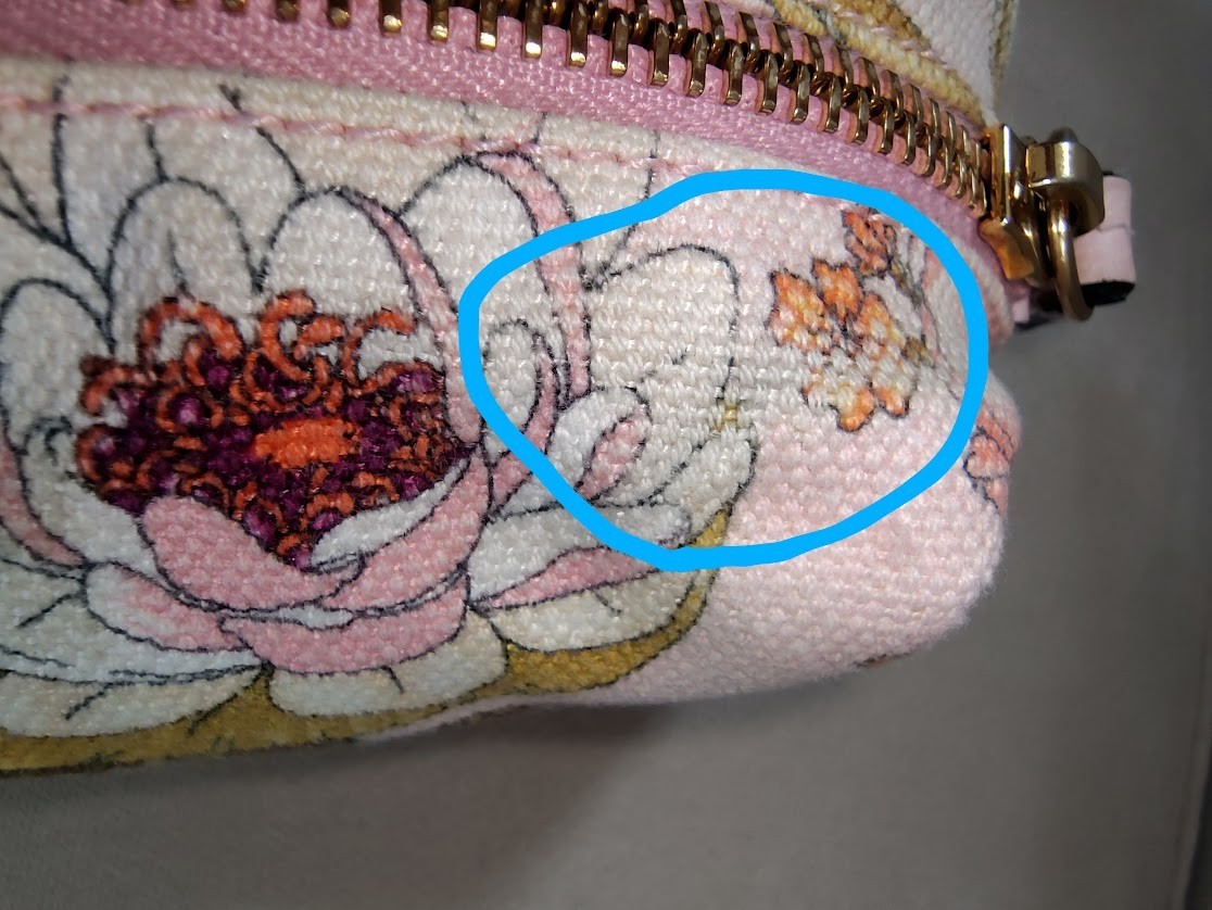 GUCCI Pouch Purse Ophidia GG Flora Pink Canvas Authentic T441