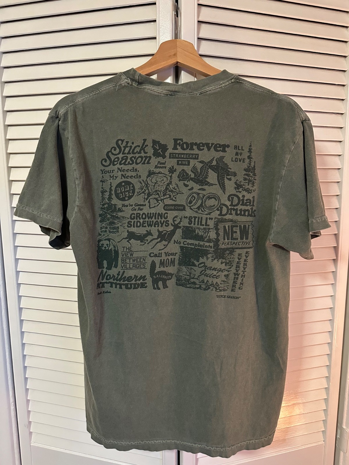 Noah Kahan “We’ll All Be Here Forever” Stick Season Album Tour Medium Unisex ’24