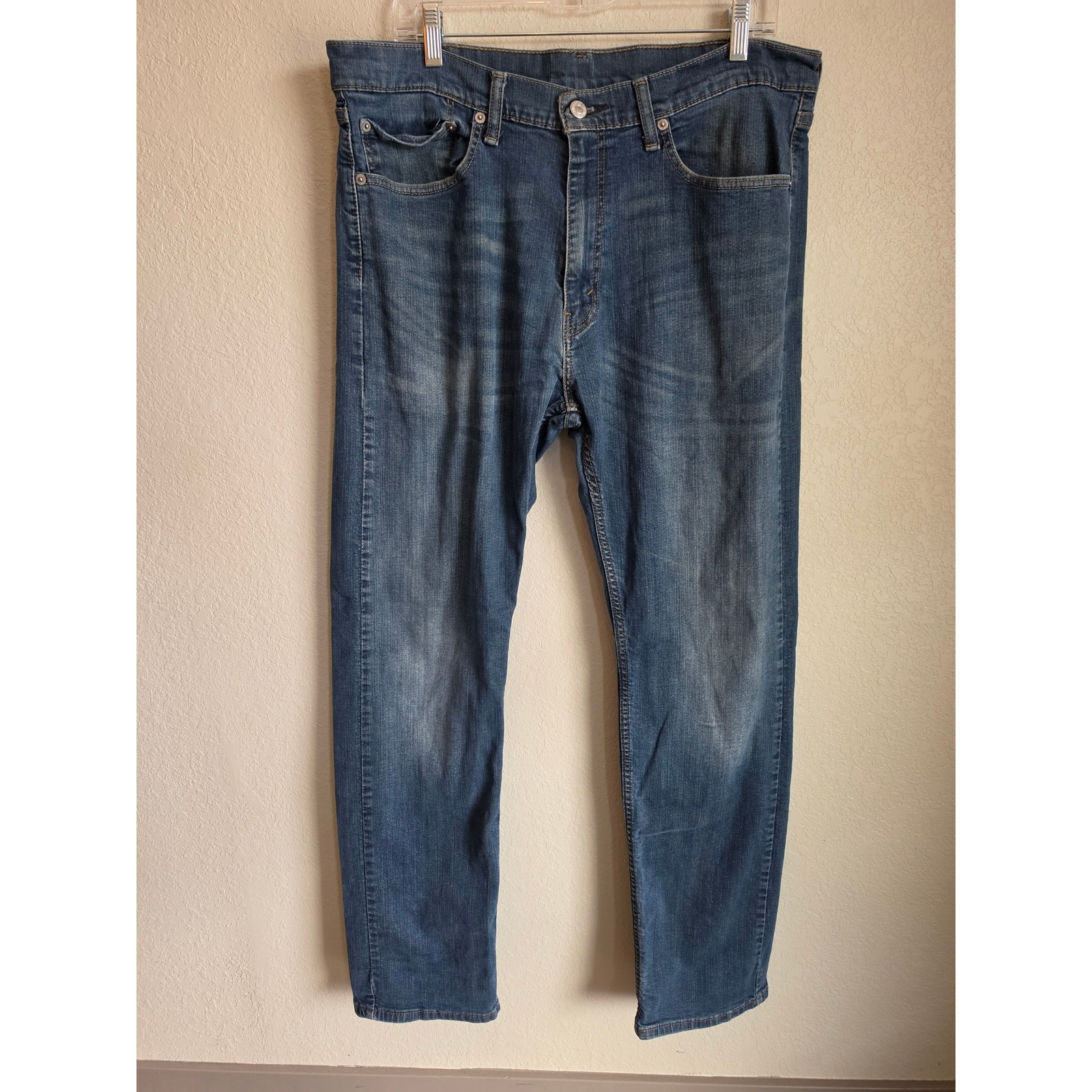 MENS LEVIS 505 STRAIGHT LEG JEANS SIZE 36 X 34 EXCELLENT