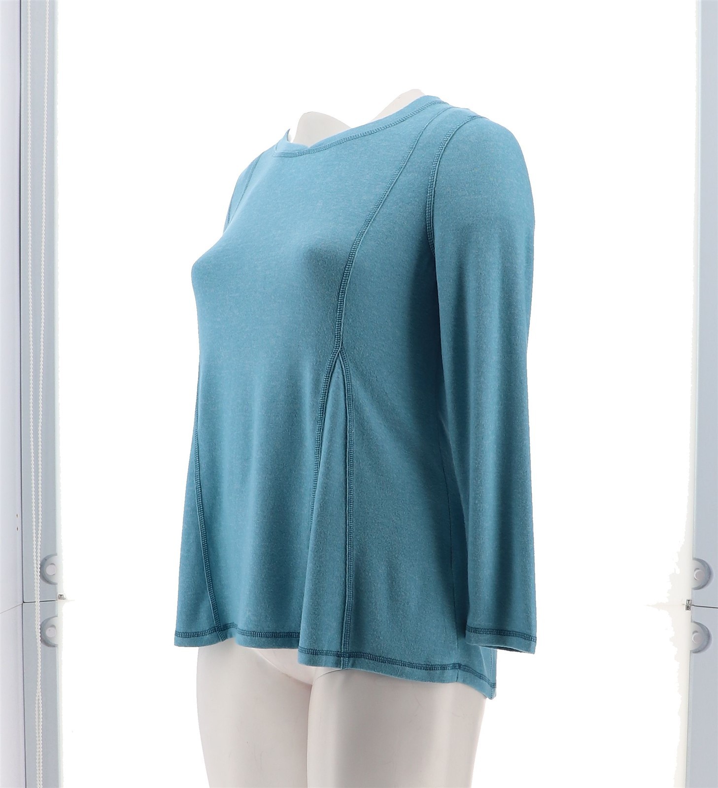 Eaze Wear Antthony Fit-and-Flare Lounge Top SKY BLUE XL NWOT (1058)