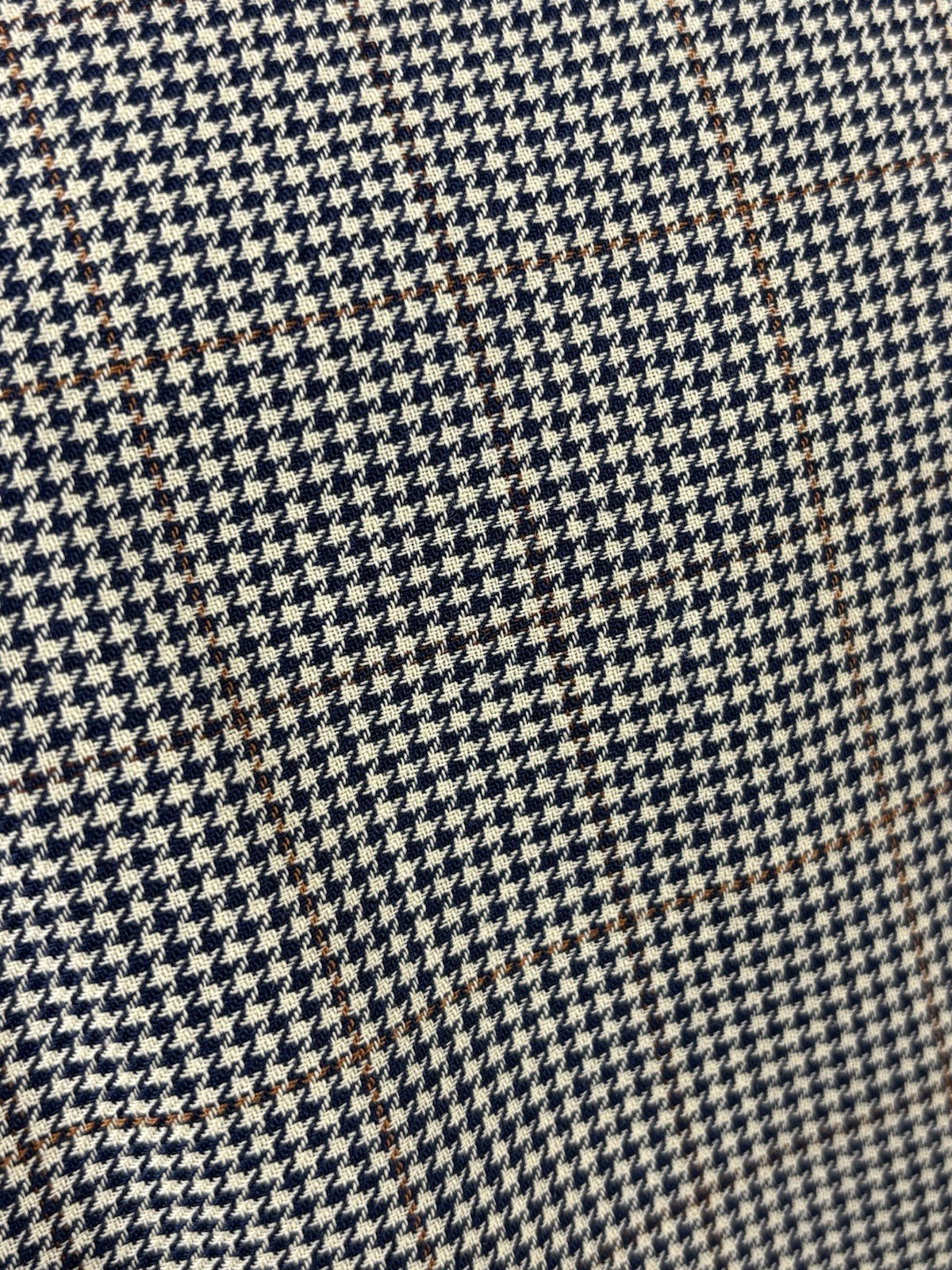 Mens 44 46 LONG Wool Blazer Jacket M&S St Michael Vintage Tweed Check Houndstoot