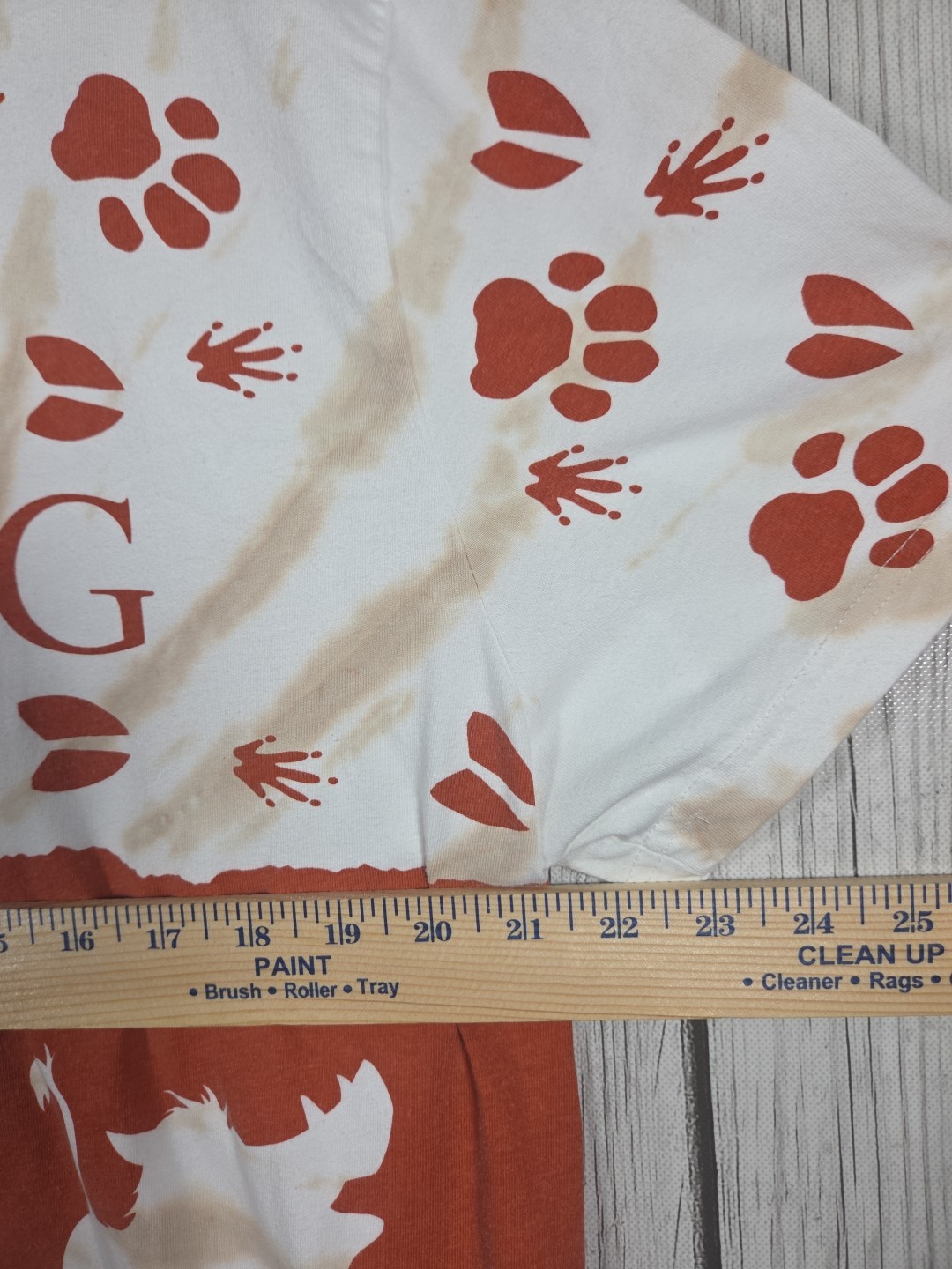 Disney The Lion King TShirt White Orange Size XL Tye Dye Simba Timon Pumba Print