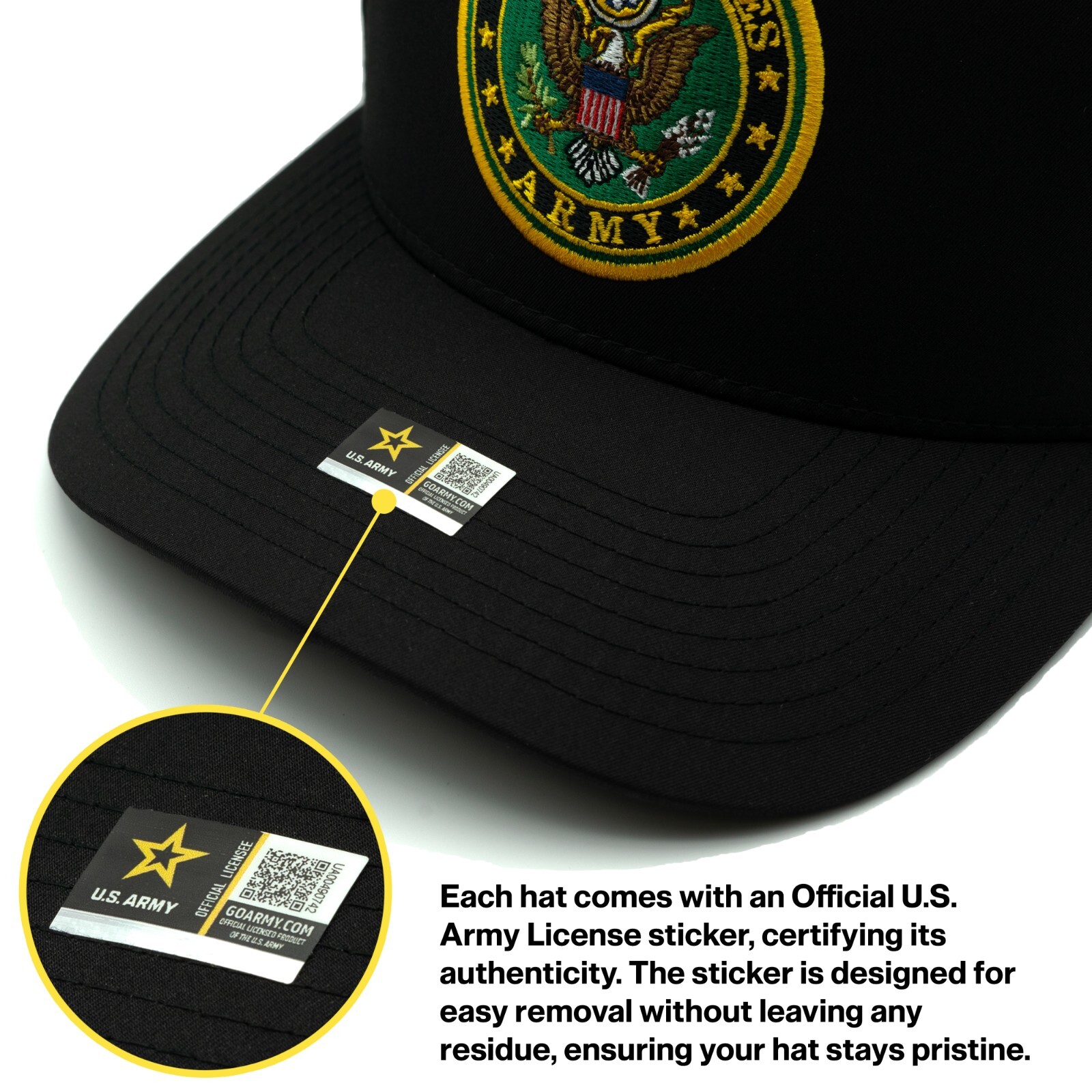 US Army Special Divisions Veteran Hat Official Licensed Embroidered Mens Cap