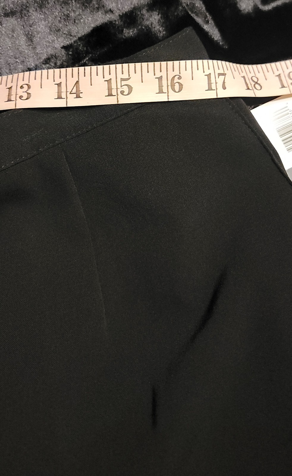 Norton McNaughton Sz 16W Blk Career Class Loose 100% Polyester Trouser Pant NWT