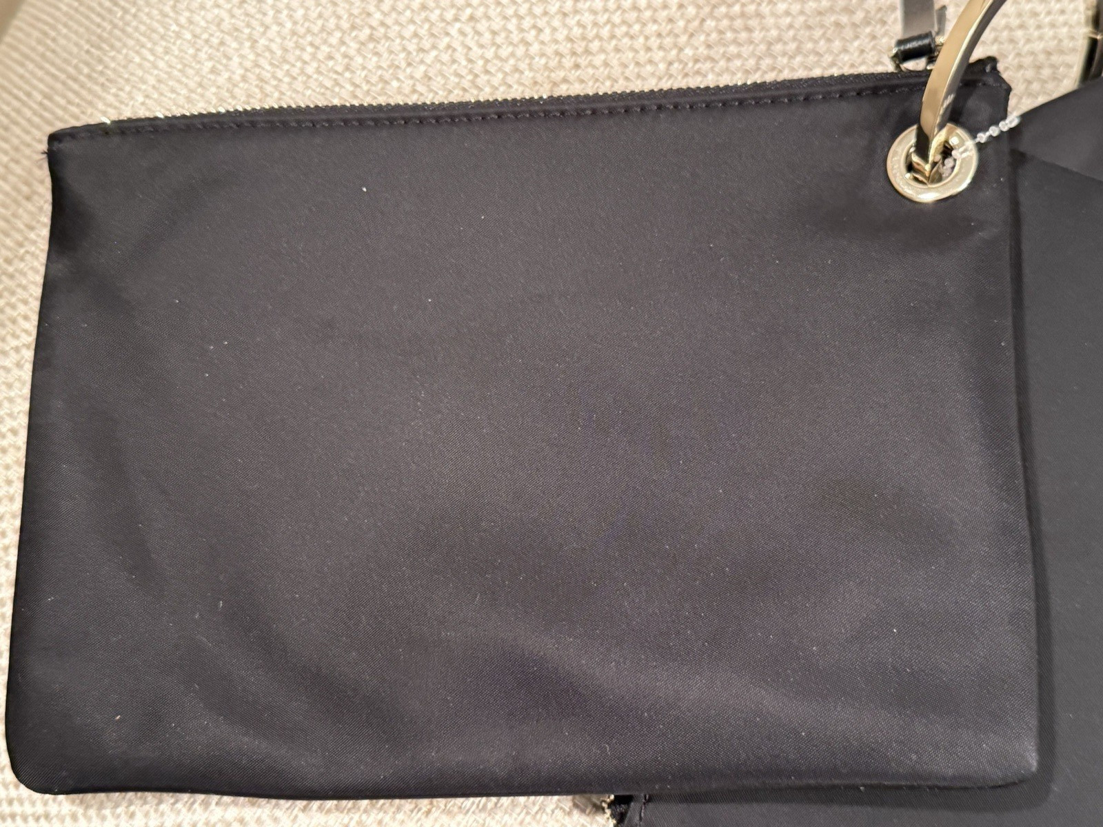 Kate Spade Dawn Triple Pouch Set 3 Piece Nylon Organizer Makeup Travel WLRU5377