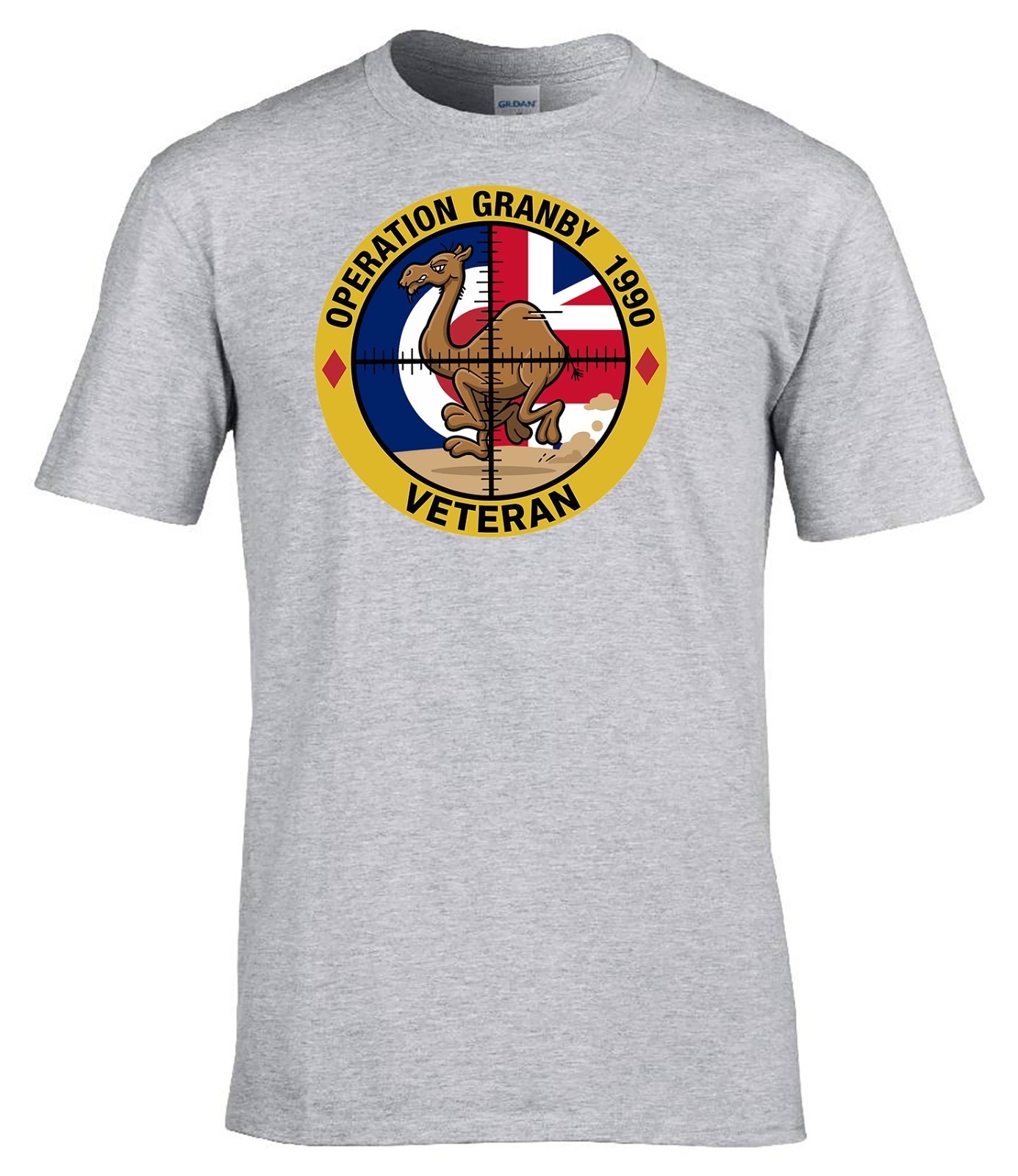 Operation Granby Veteran T Shirt Gulf War 1990 Desert Storm Military S-5XL