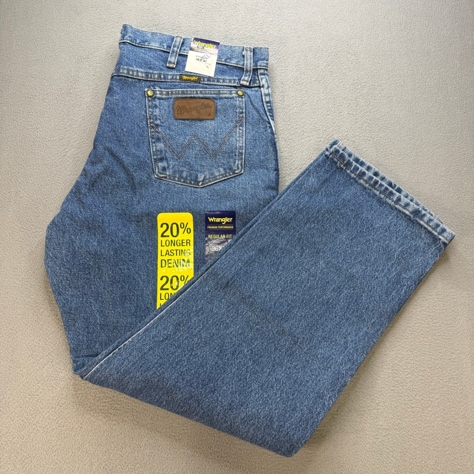 Wrangler 47MWZ Cowboy Cut Regular Fit Jeans 36×30 (FIT 38×29) Denim Workwear