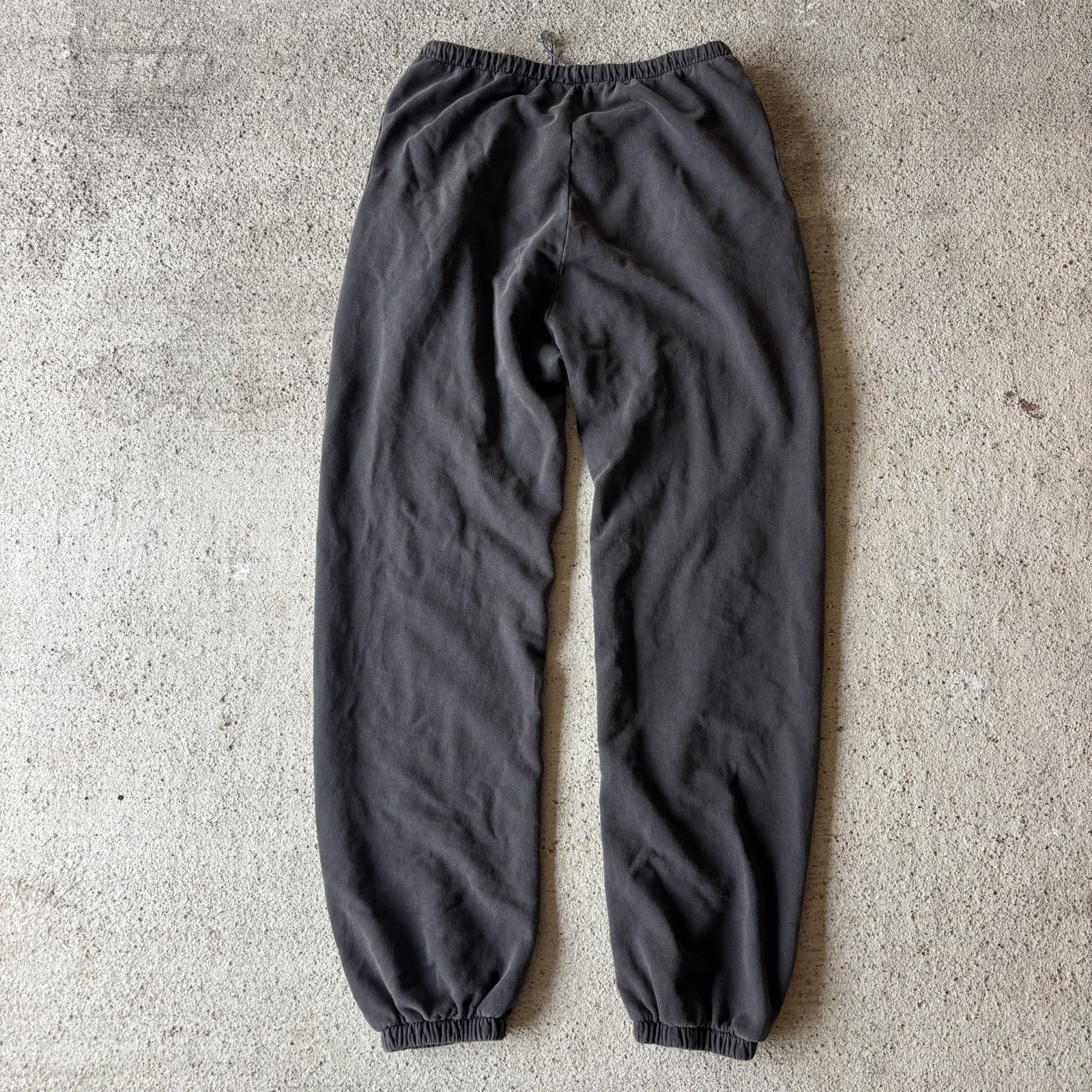 YEEZY YZY SP-08 Dark Grey Sweatpants Sample Cuffed Jogger Elastic Sweats Size 2