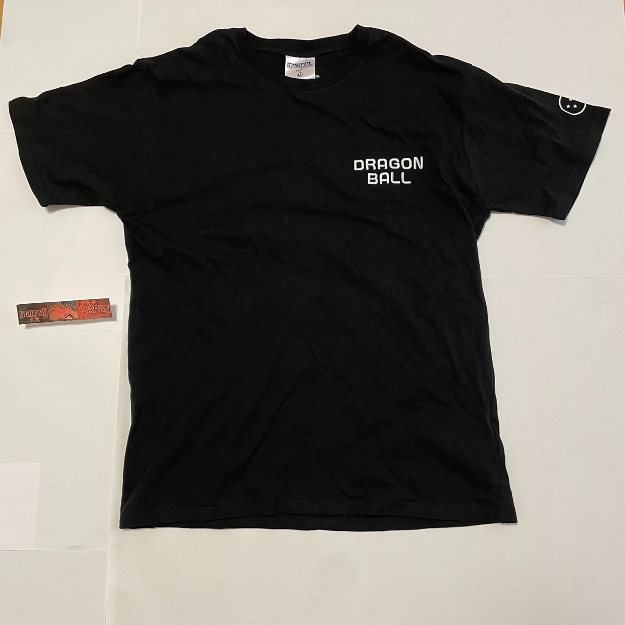 Dragon Ball T-Shirt XL Black Embroidered Logo Shimamura 2026 limited JAPAN NEW
